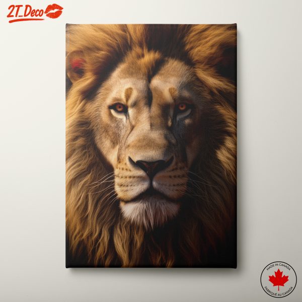 Majestic Lion Portrait for Home Decor