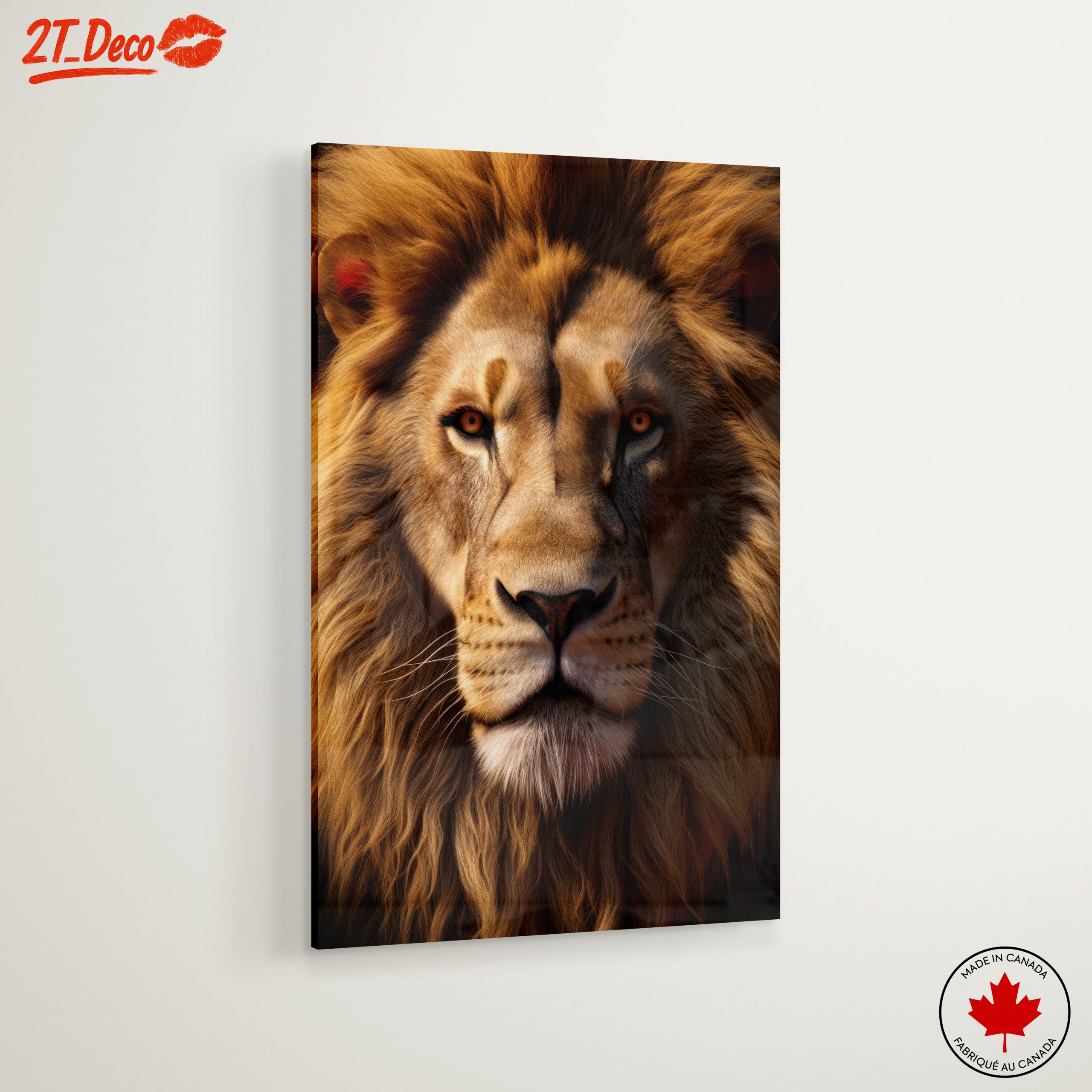 Majestic Lion Portrait for Home Decor - Image 6