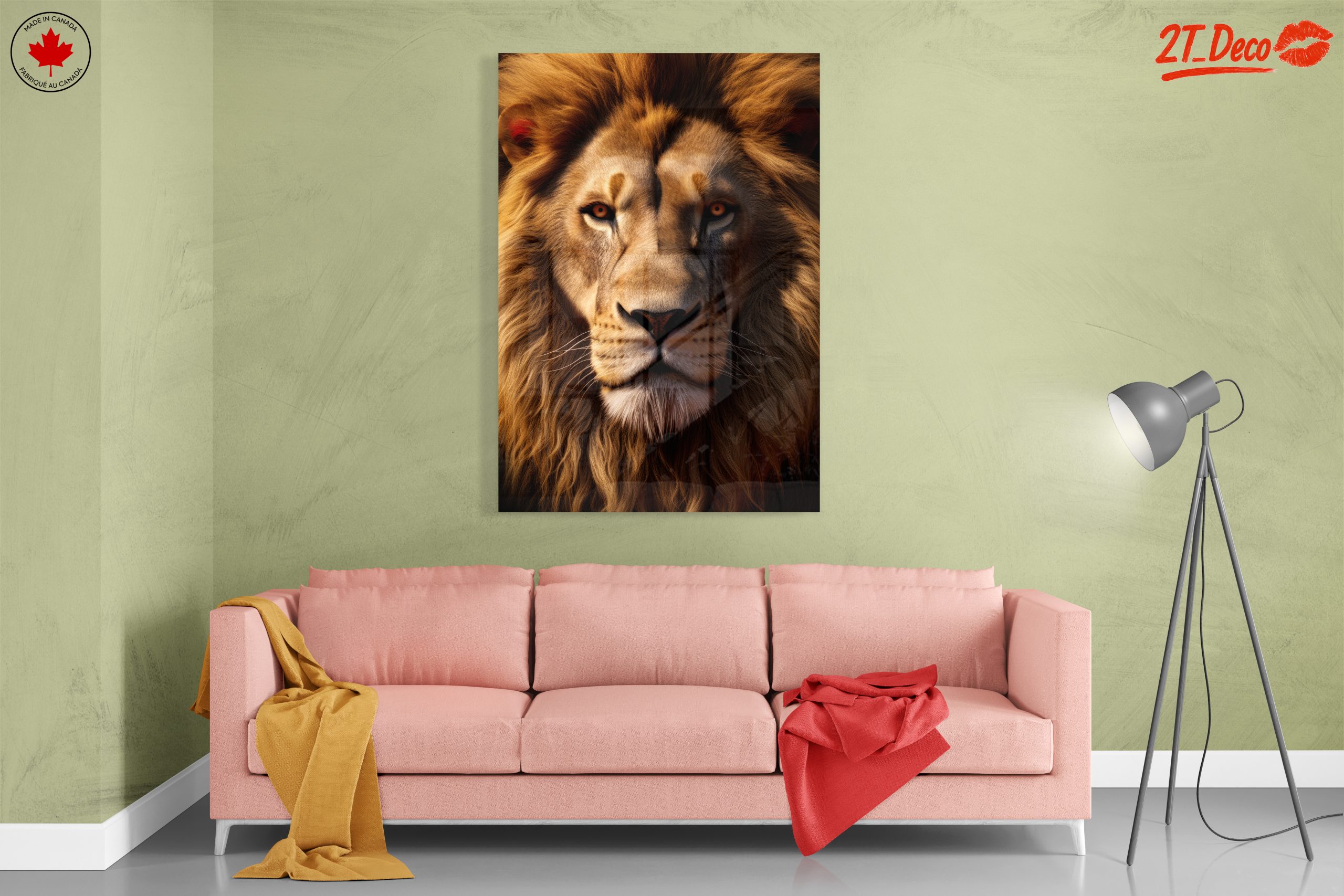 Majestic Lion Portrait for Home Decor - Image 7