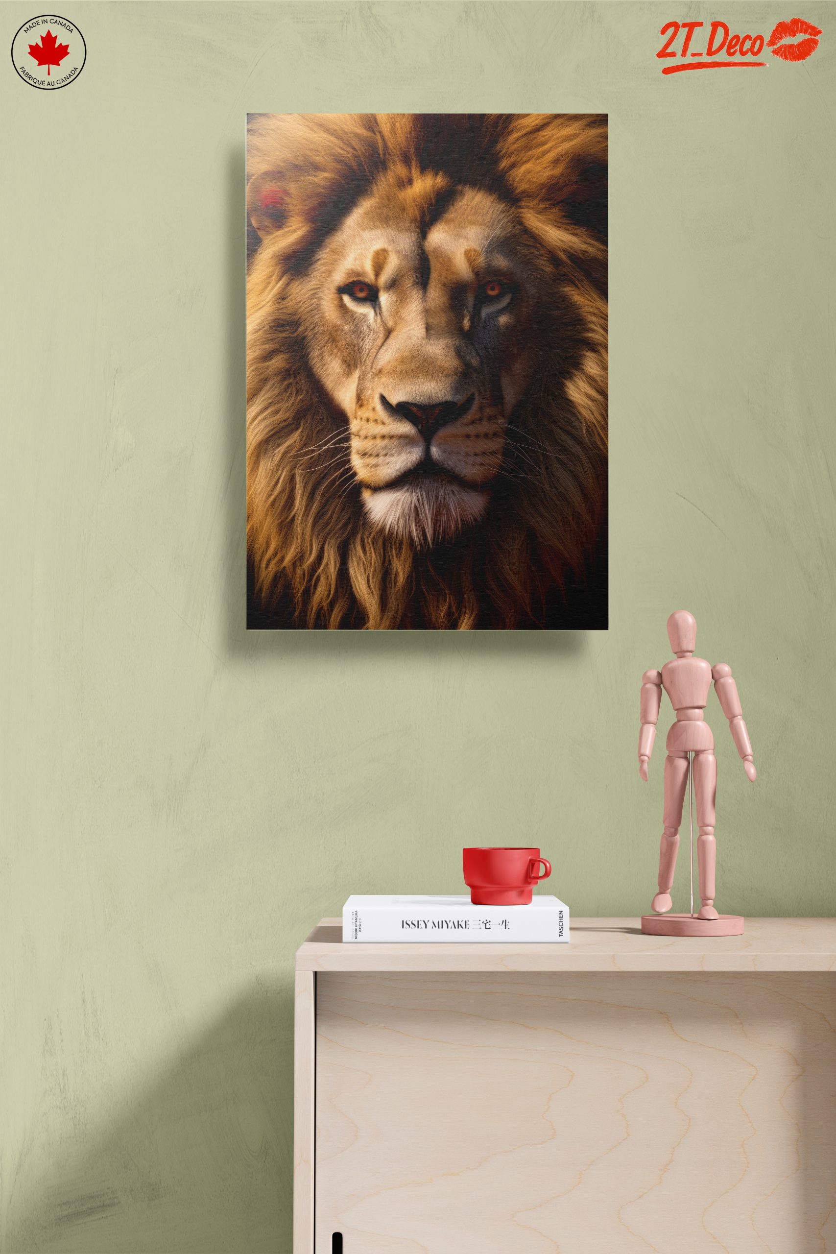 Majestic Lion Portrait for Home Decor - Image 14