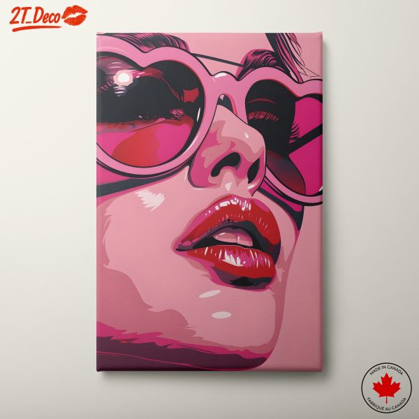 Stylish Pop Art Portrait of a Woman