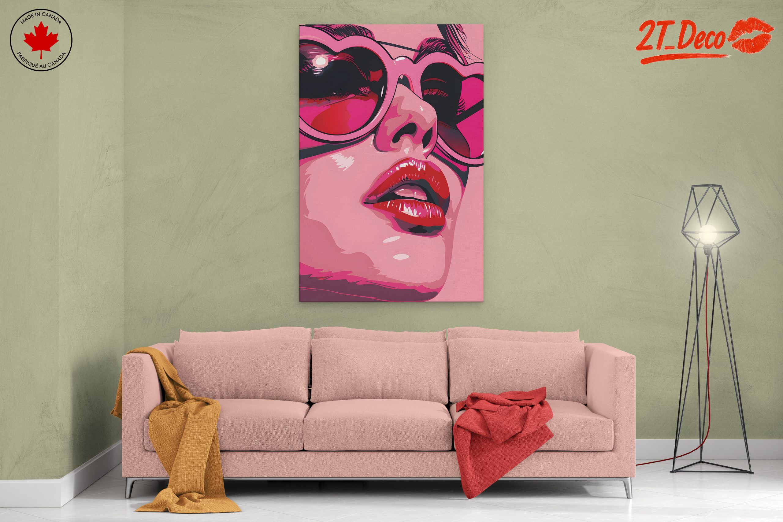 Stylish Pop Art Portrait of a Woman - Image 2