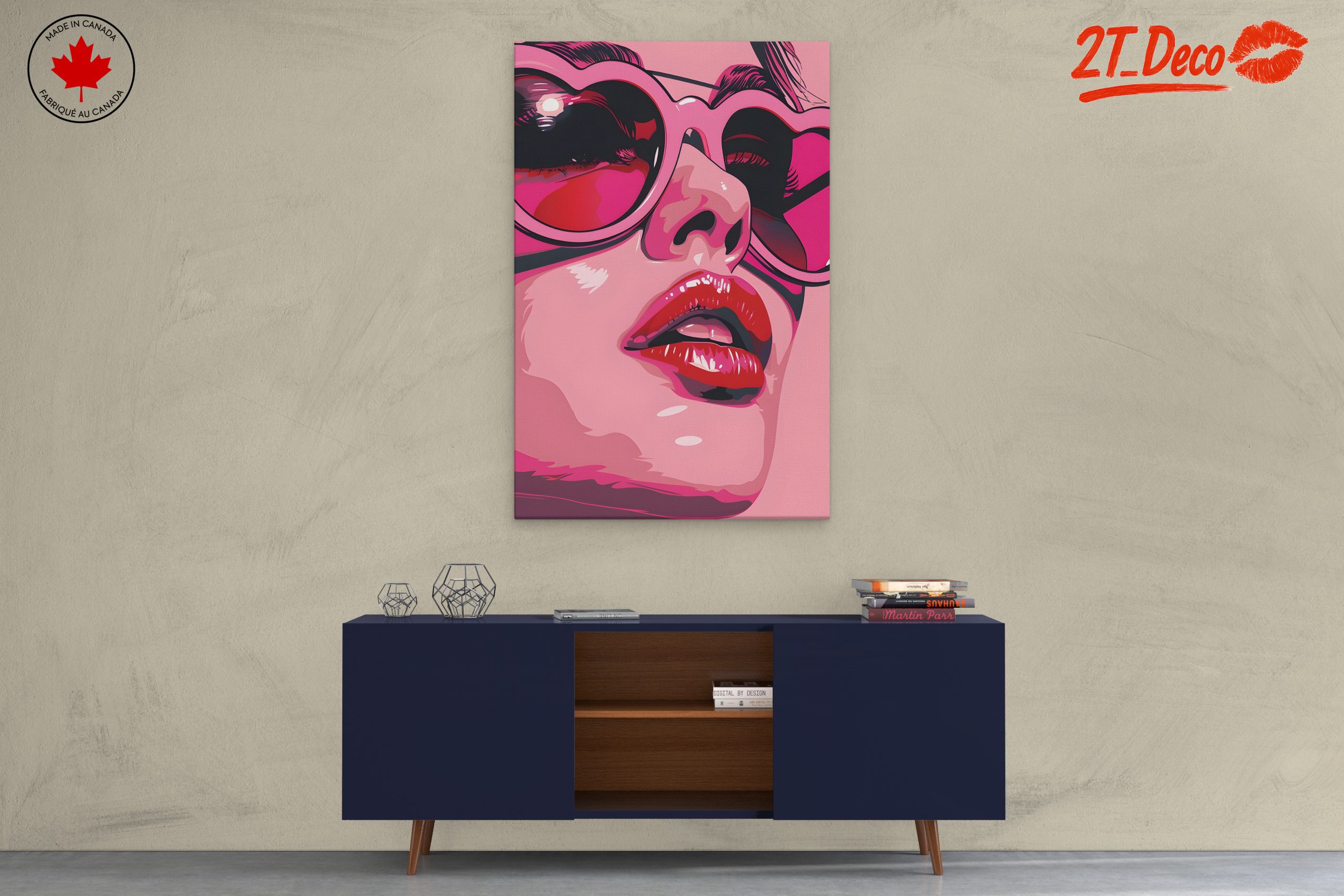 Stylish Pop Art Portrait of a Woman - Image 3
