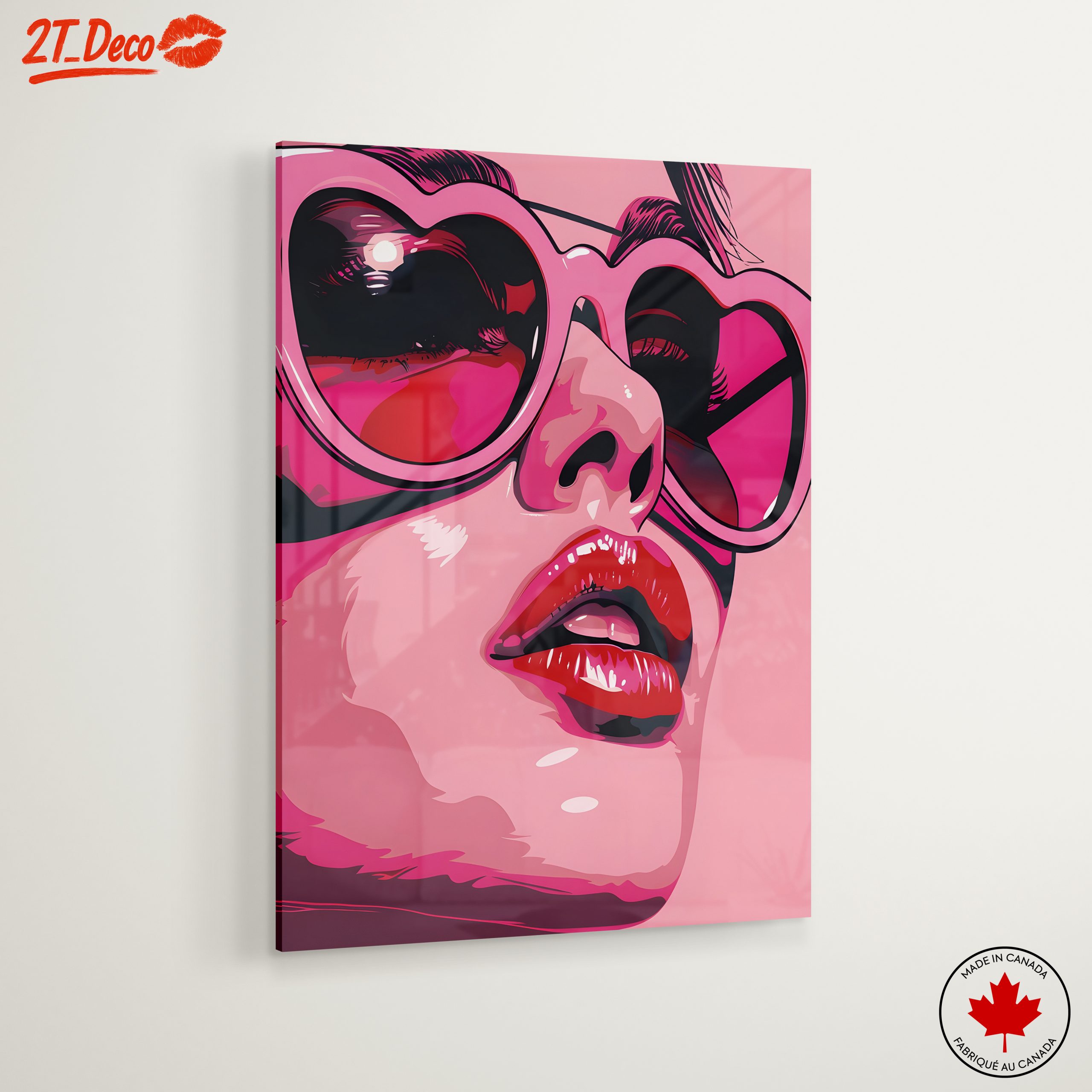 Stylish Pop Art Portrait of a Woman - Image 6