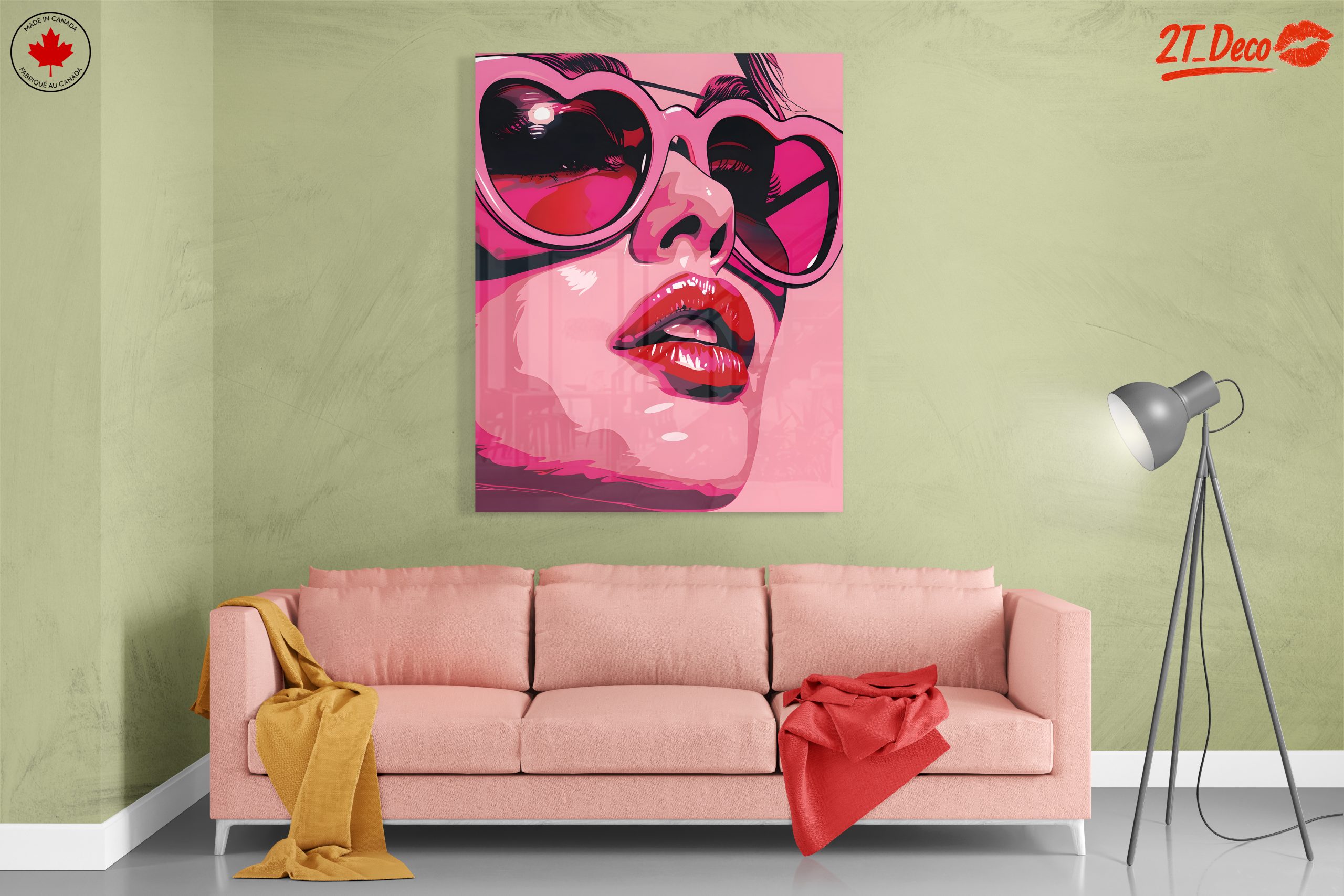 Stylish Pop Art Portrait of a Woman - Image 7