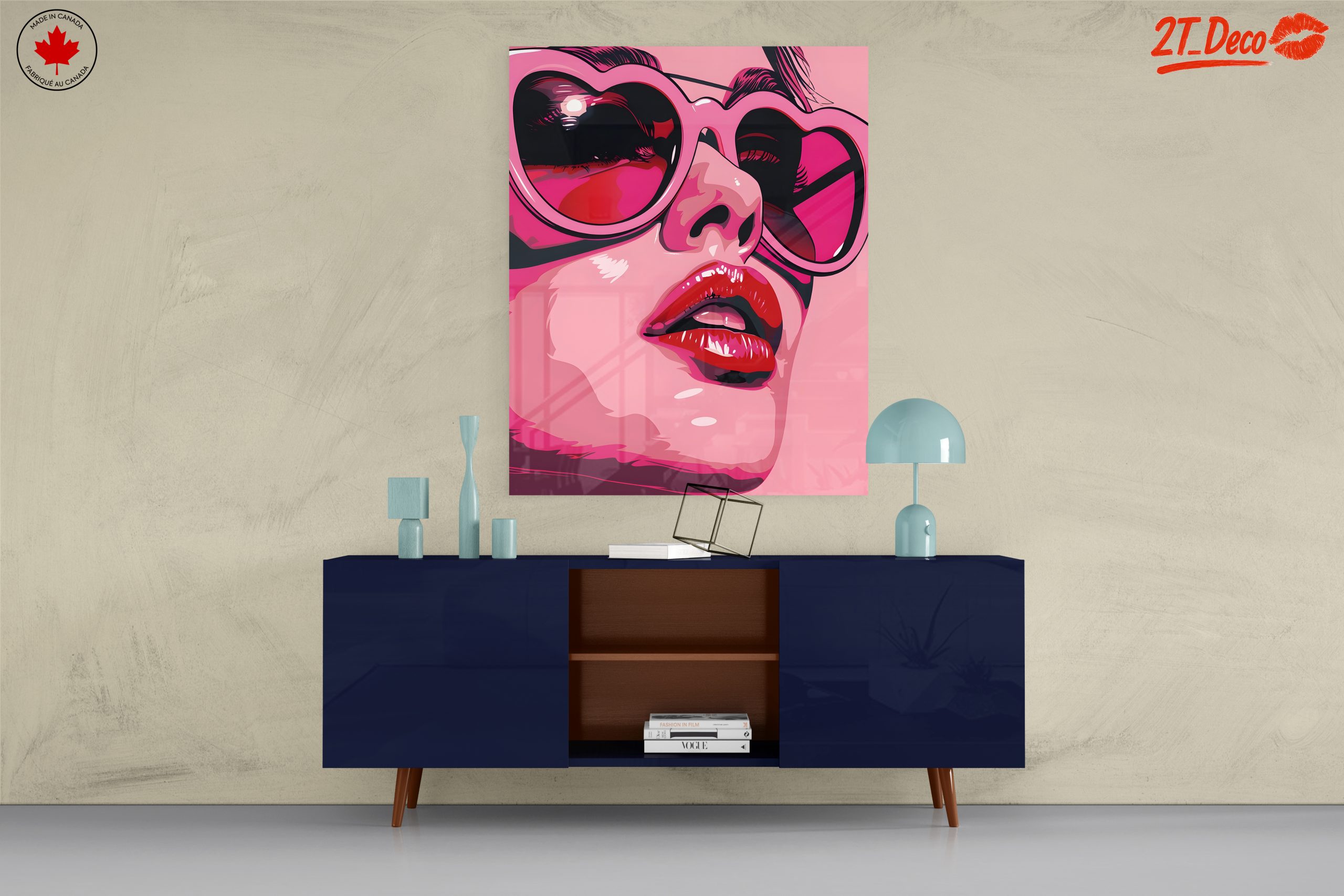 Stylish Pop Art Portrait of a Woman - Image 8