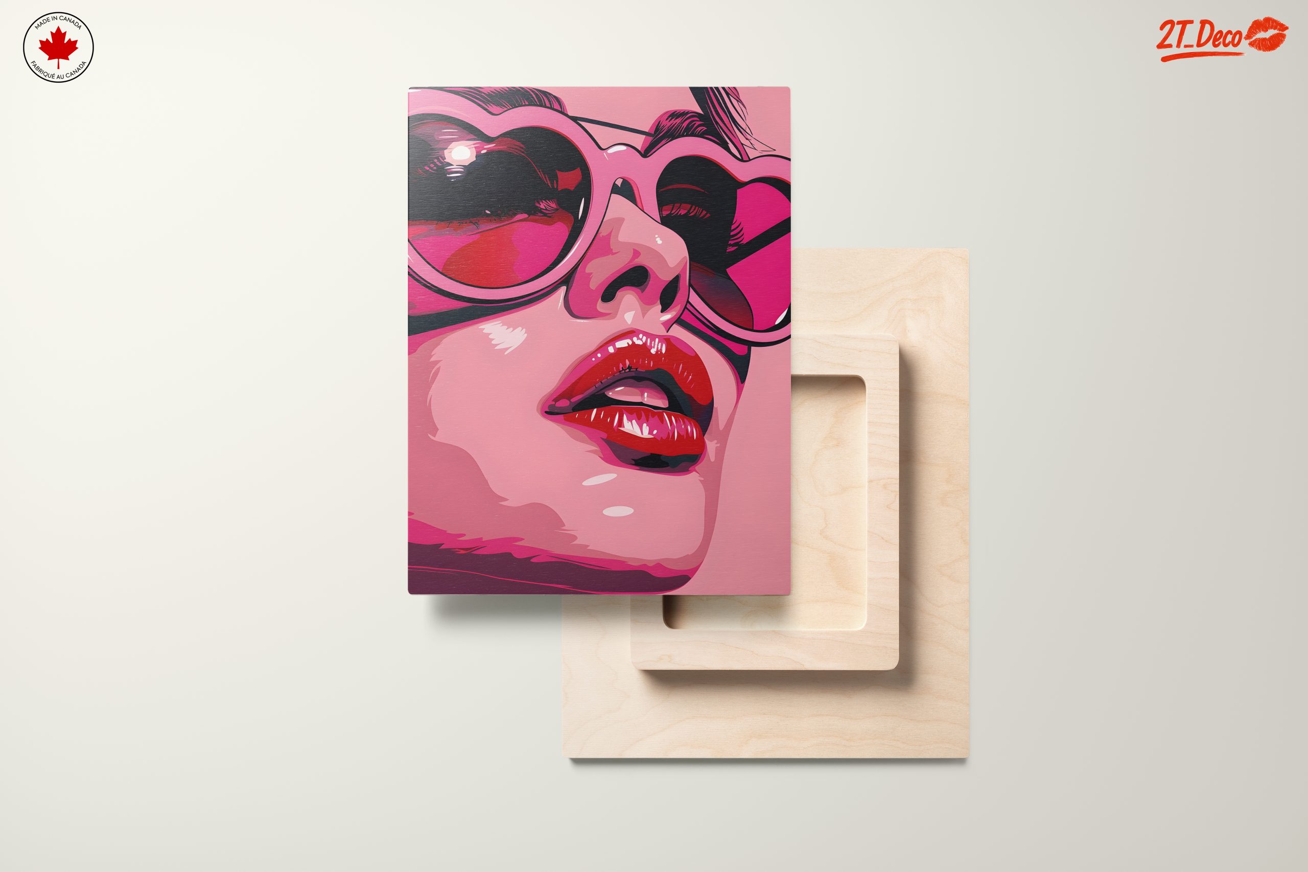 Stylish Pop Art Portrait of a Woman - Image 11