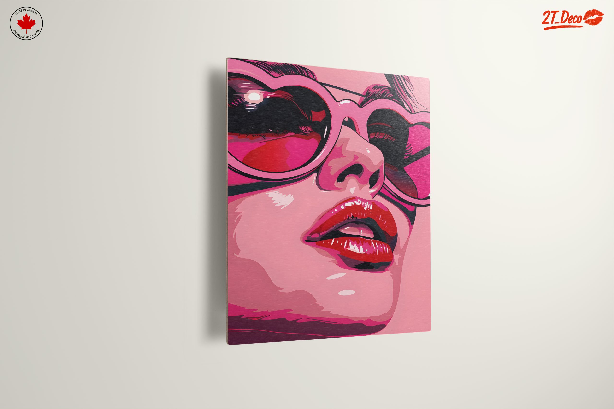 Stylish Pop Art Portrait of a Woman - Image 13