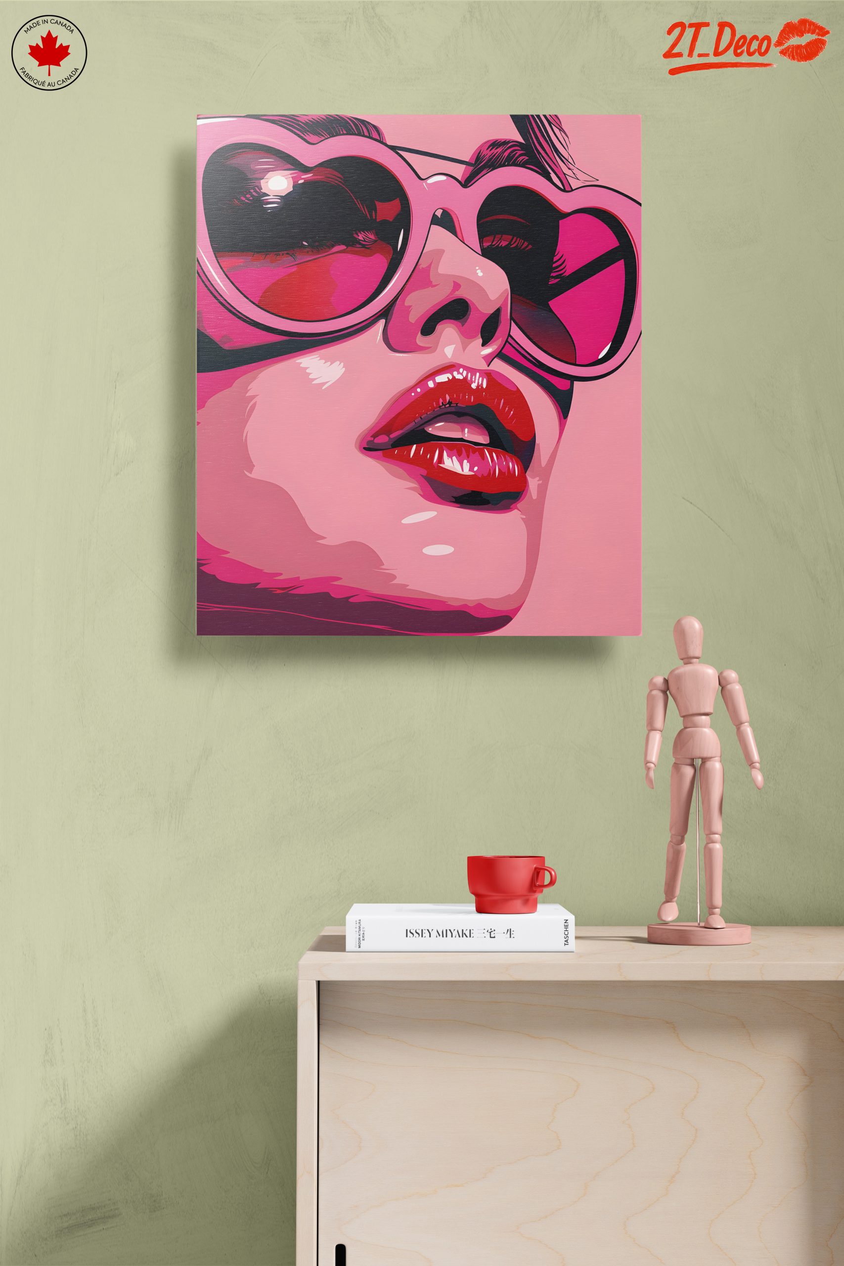 Stylish Pop Art Portrait of a Woman - Image 14