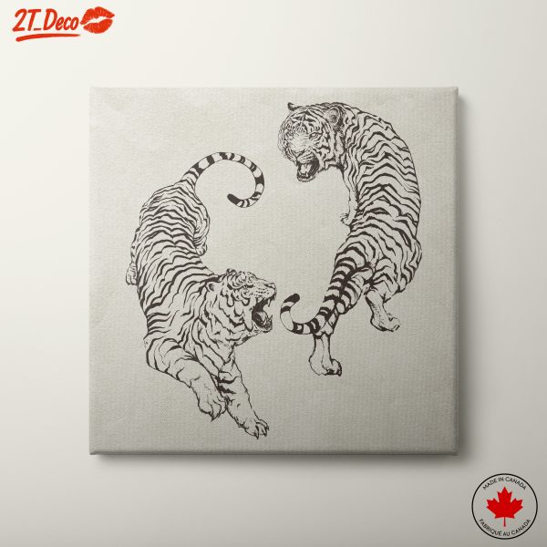 Stylized Tiger Character Art for Animal Lovers