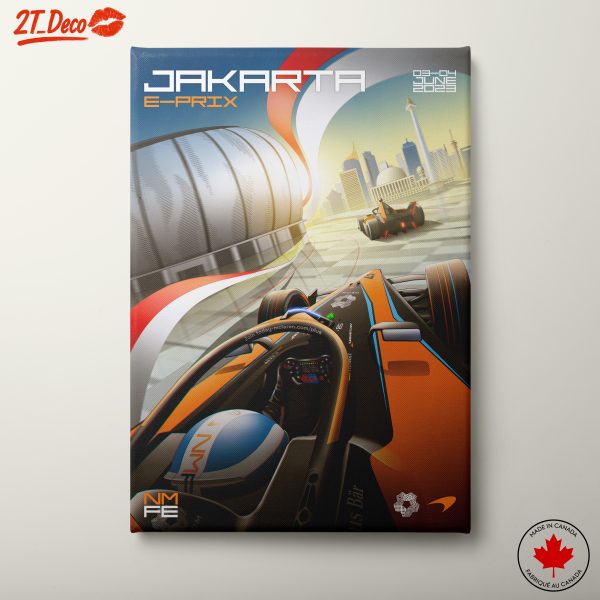 Exciting Formula 1 Jakarta ePrix Artwork