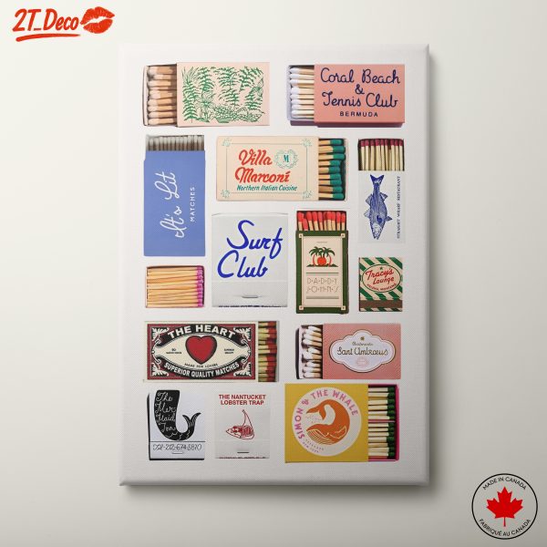 Vintage Matchbook Collection Artwork