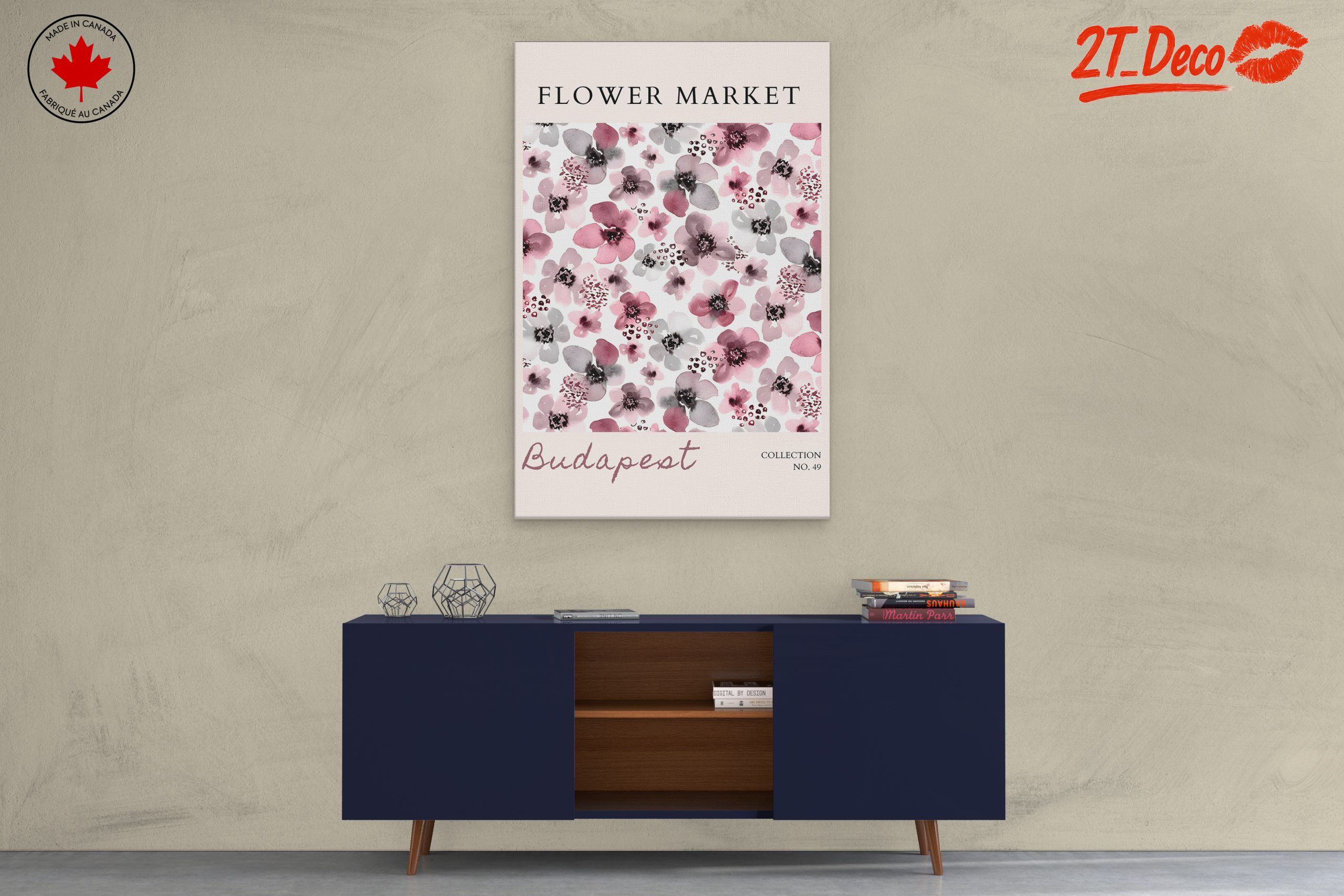 Watercolor Floral Design Featuring Budapest - Image 3