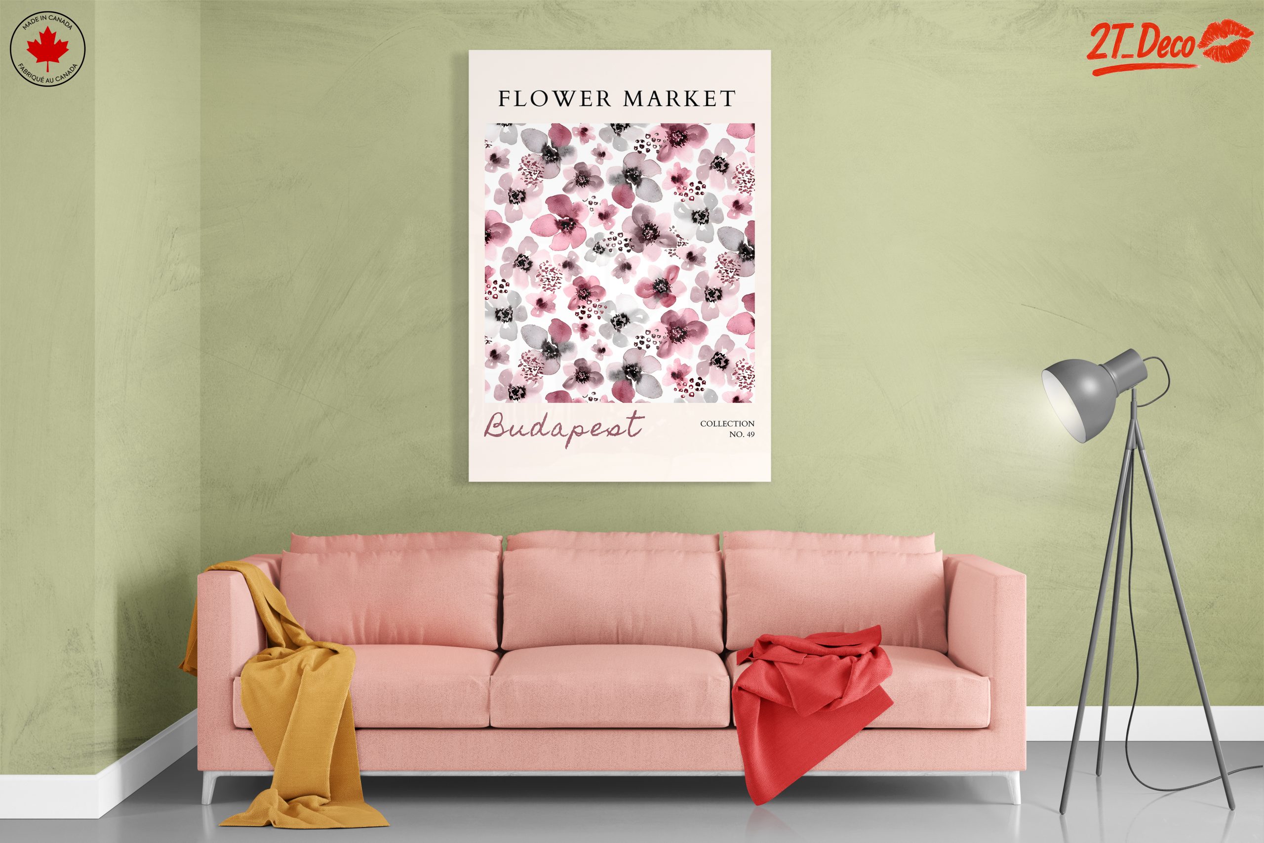 Watercolor Floral Design Featuring Budapest - Image 7