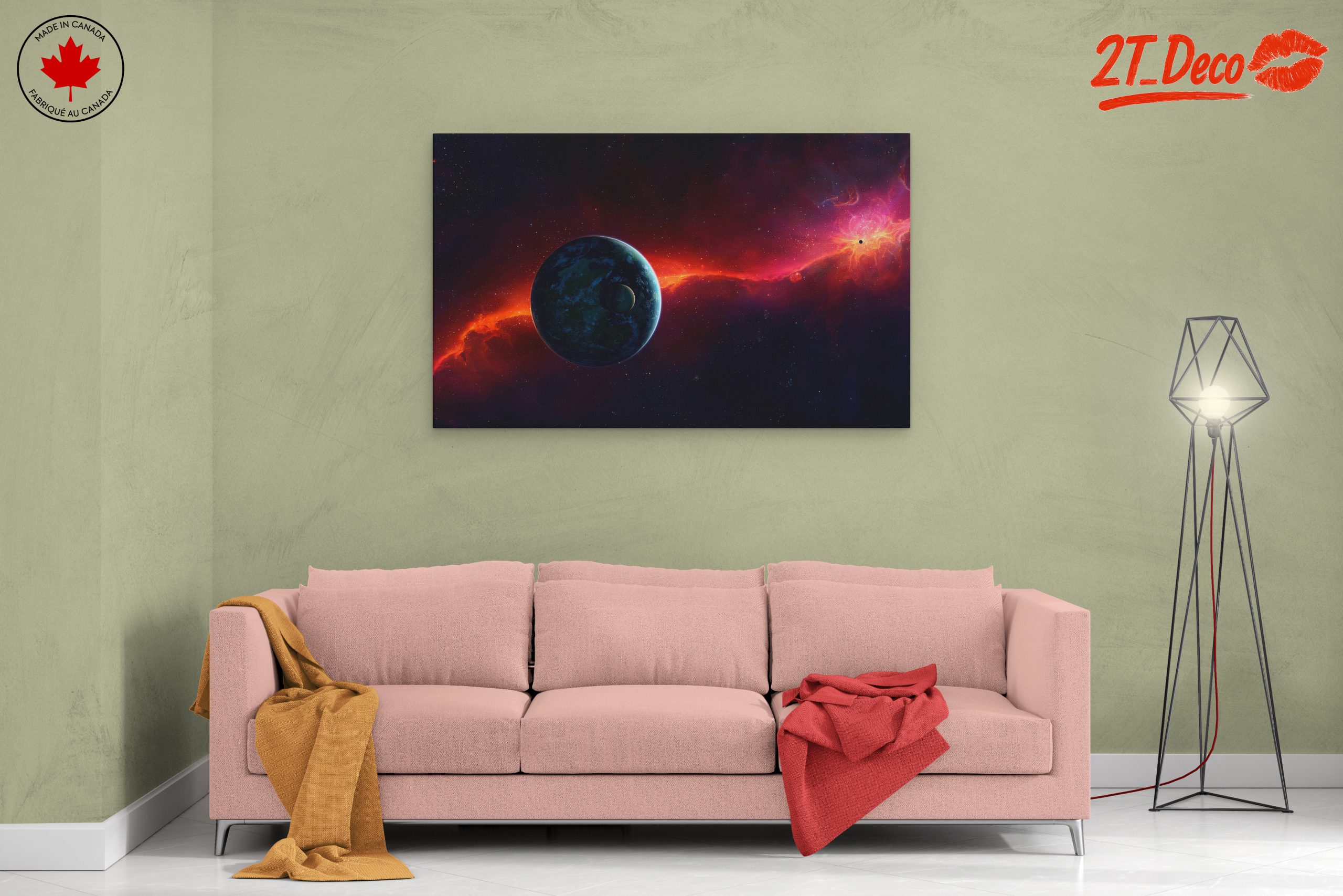 Stunning Cosmic Landscapes with Planets and Stars - Image 2