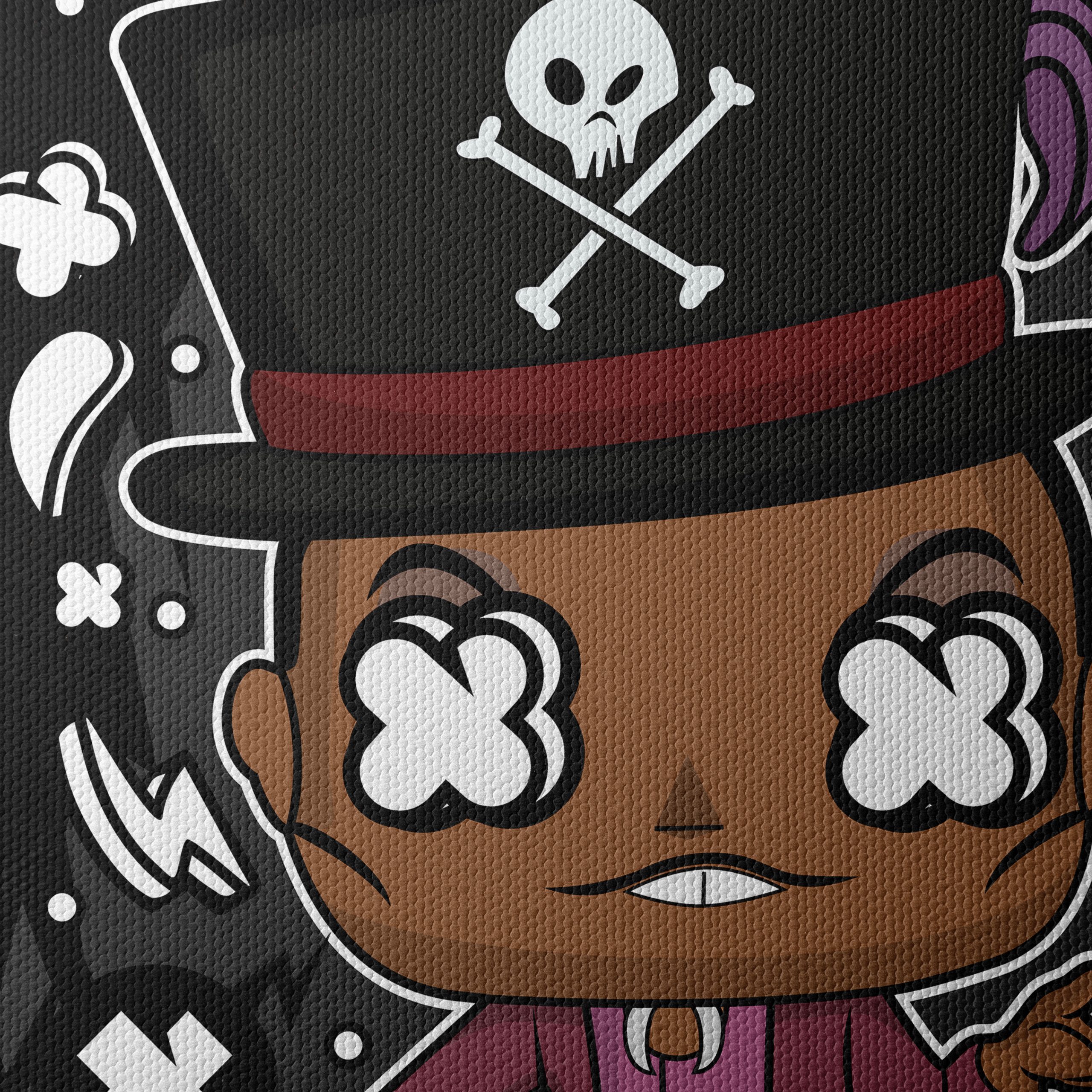 Anime Pirate Character with Skull Hat - Image 4
