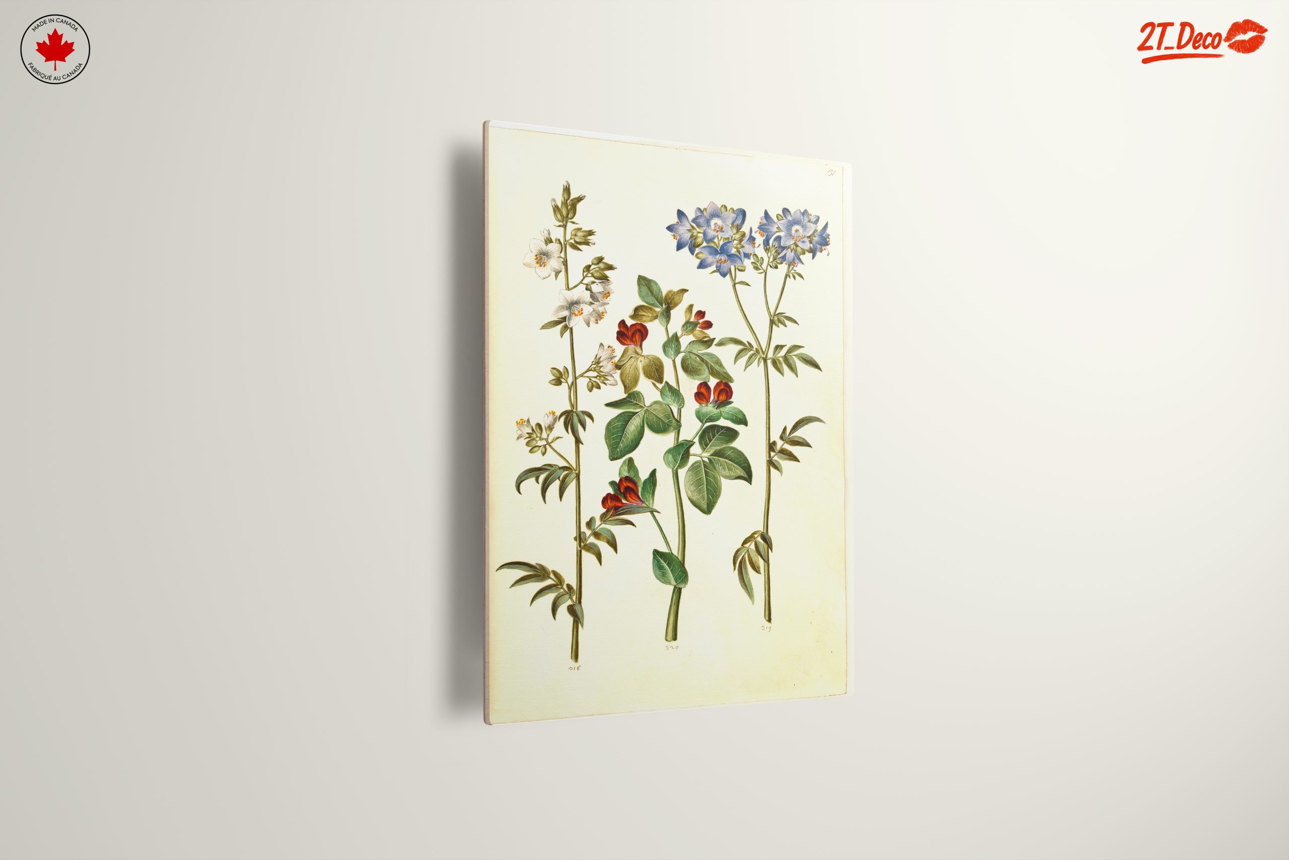 Beautiful Botanical Print of Colorful Flowers - Image 13
