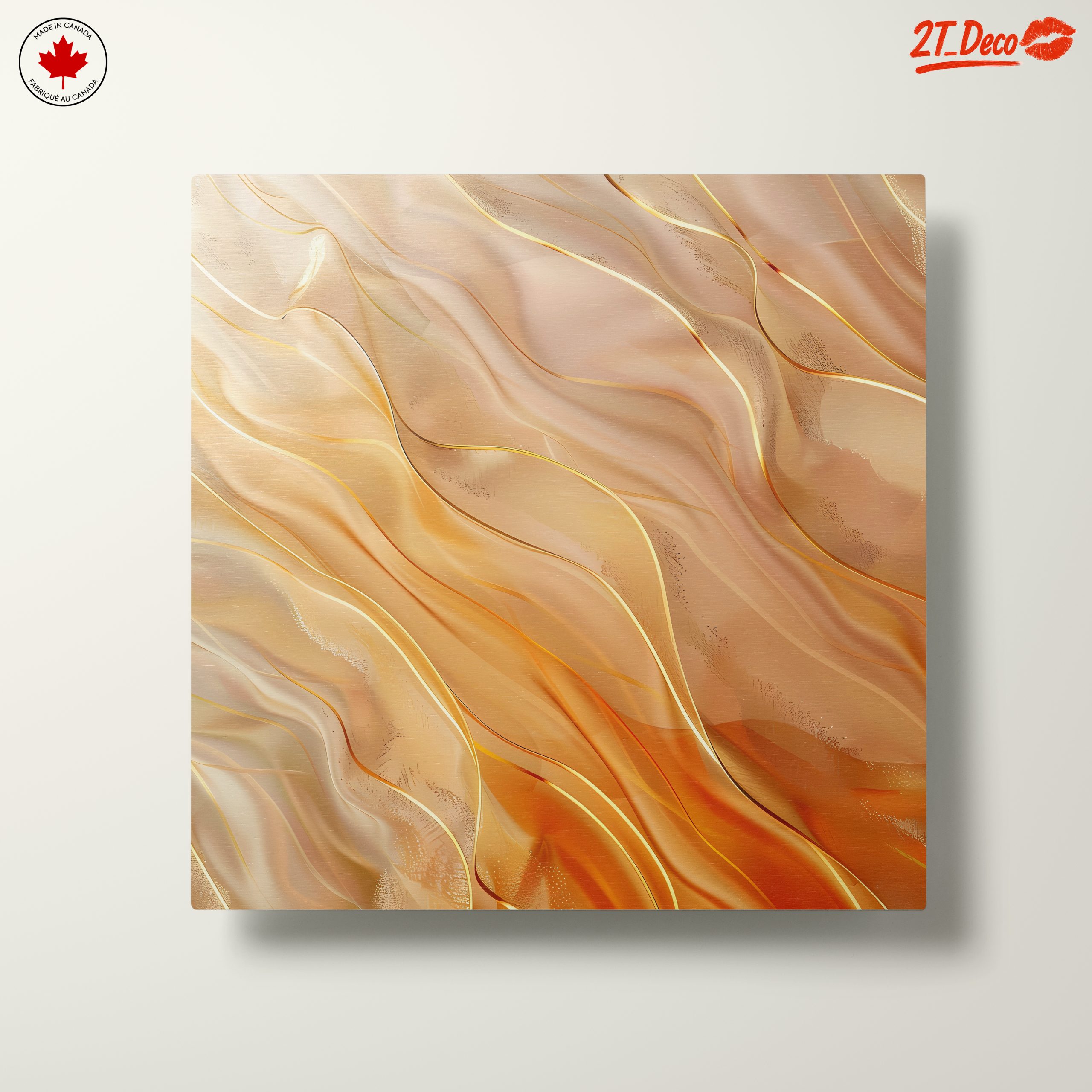 Elegant Abstract Waves in Warm Tones - Image 10