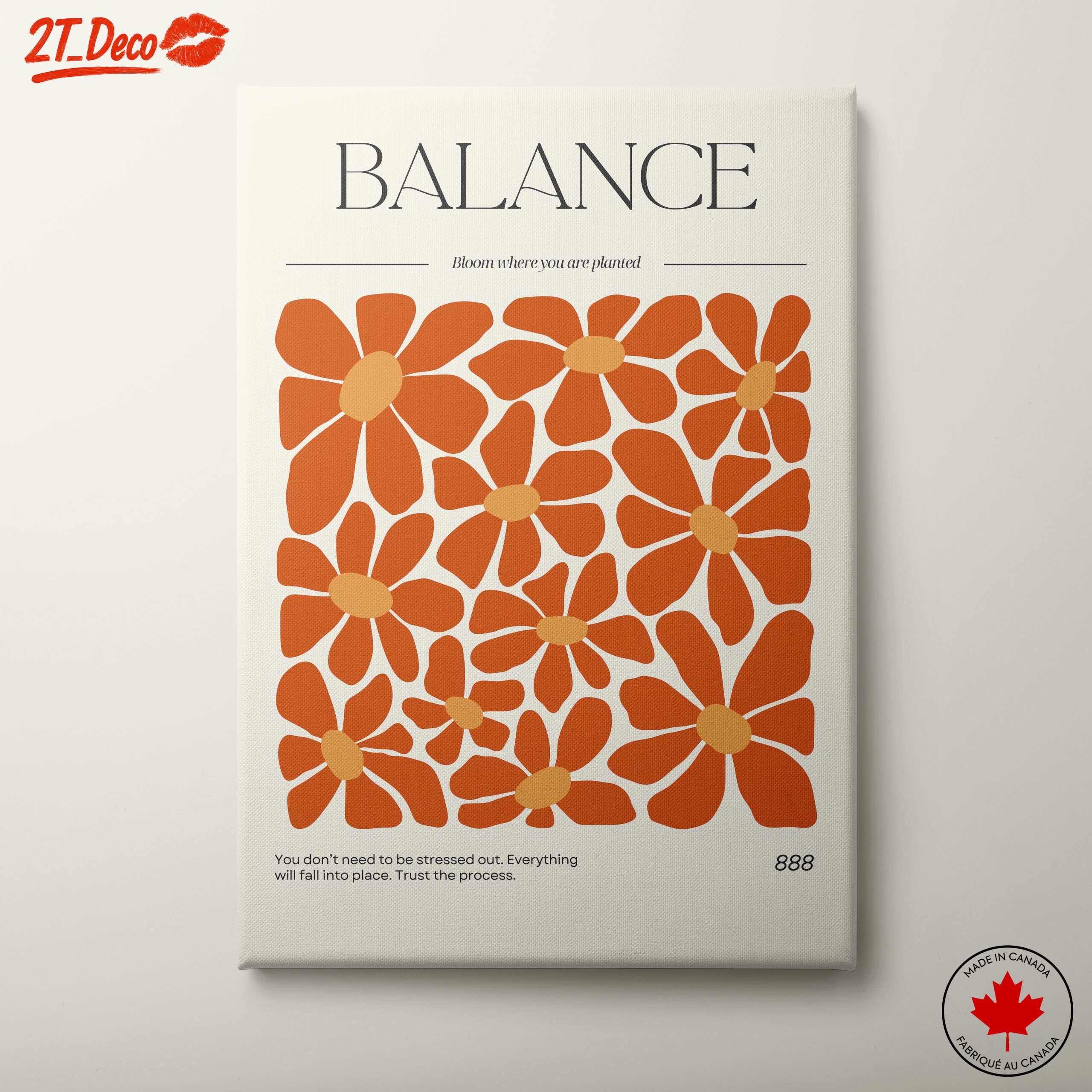 Vibrant Floral Design for Positive Energy