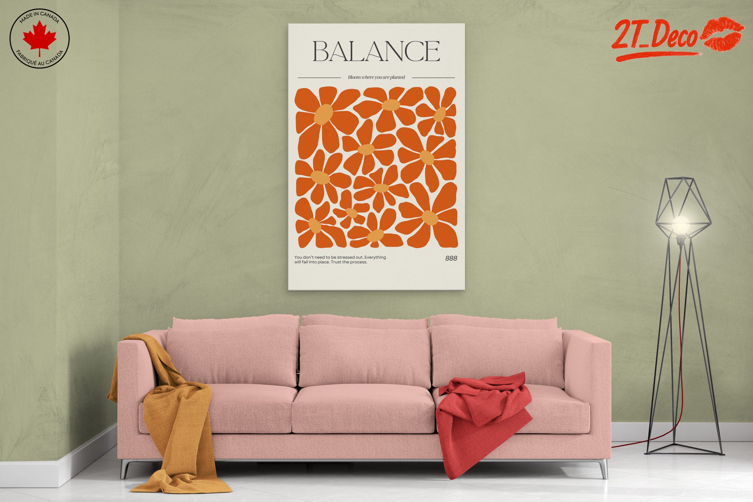 Vibrant Floral Design for Positive Energy - Image 2