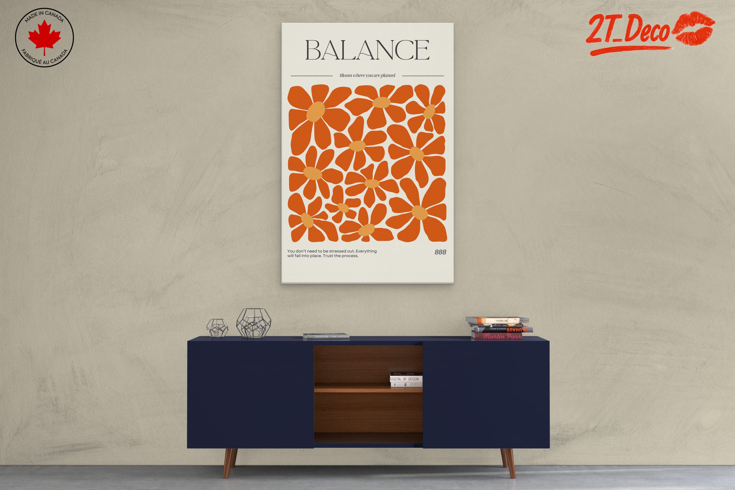 Vibrant Floral Design for Positive Energy - Image 3