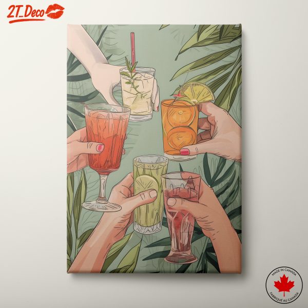 Colorful Cocktail Celebration Artwork 3