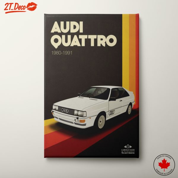Audi Quattro Vintage Car Art