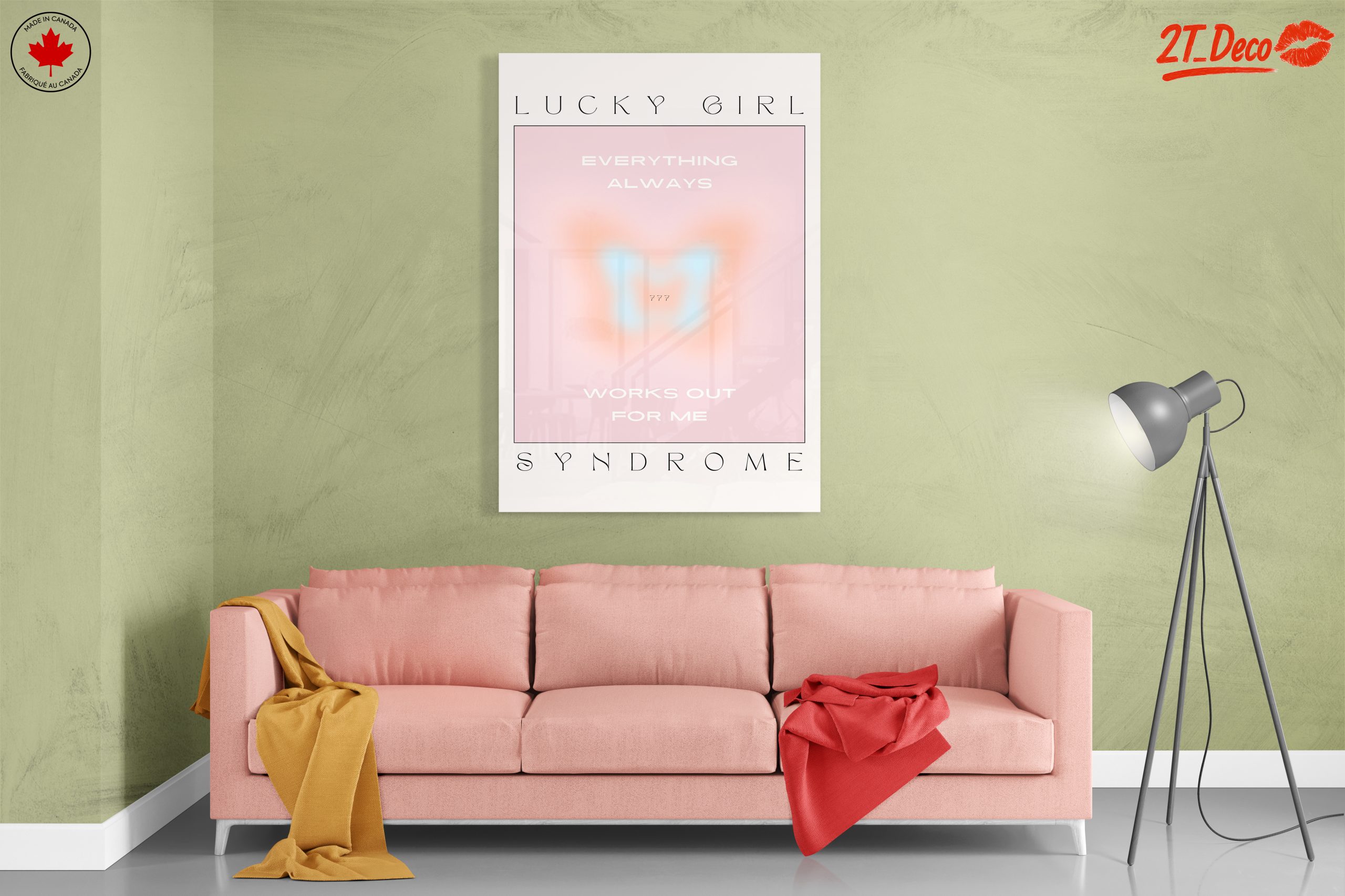 Lucky Girl Syndrome Inspirational Artwork - Image 7