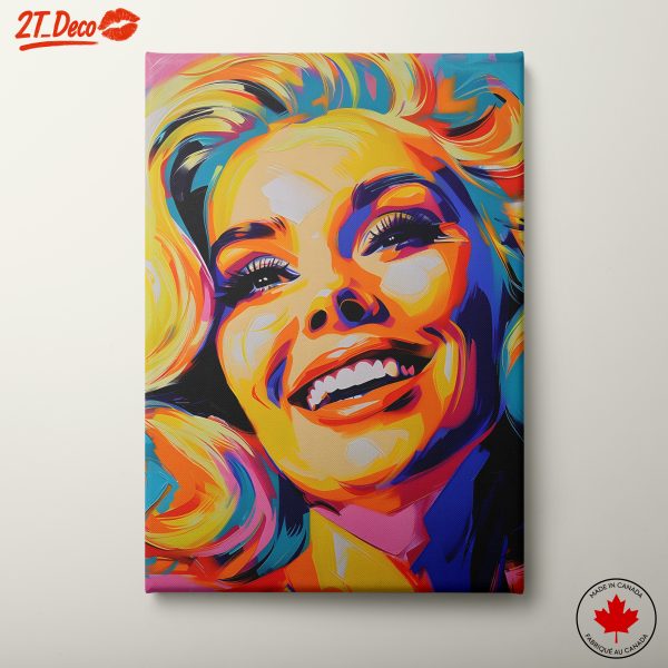 Vibrant Colorful Pop Art Portrait
