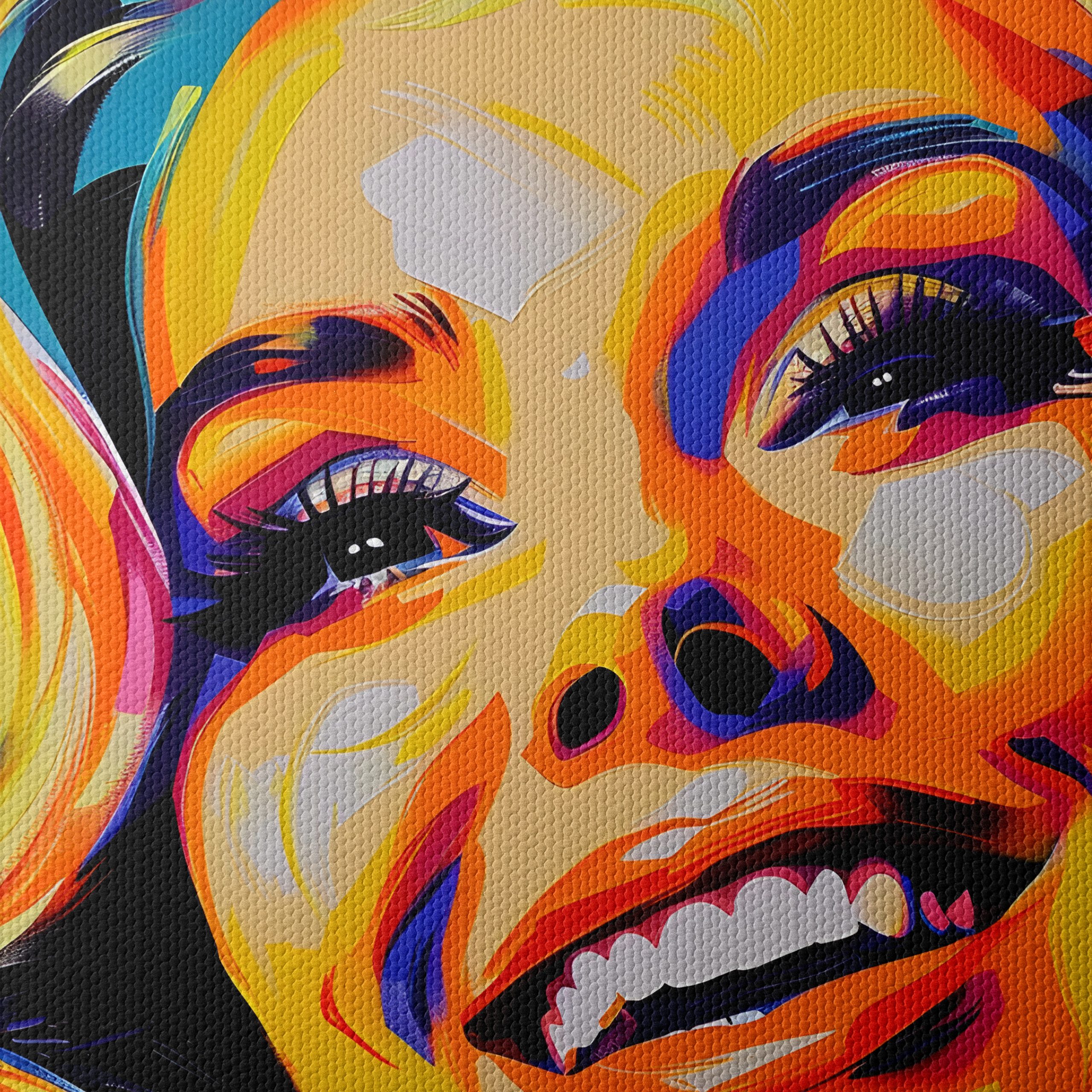 Vibrant Colorful Pop Art Portrait - Image 4