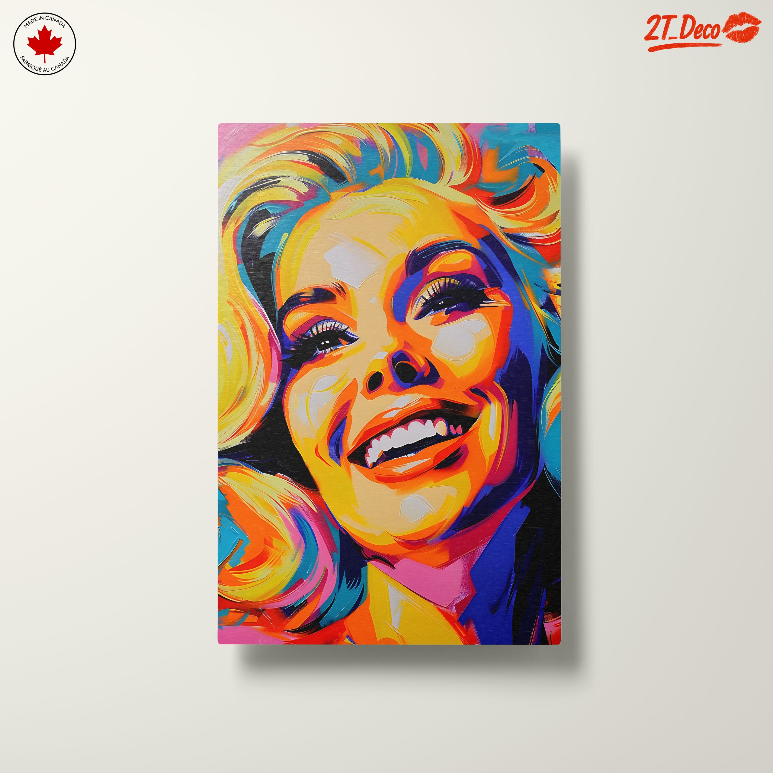 Vibrant Colorful Pop Art Portrait - Image 10