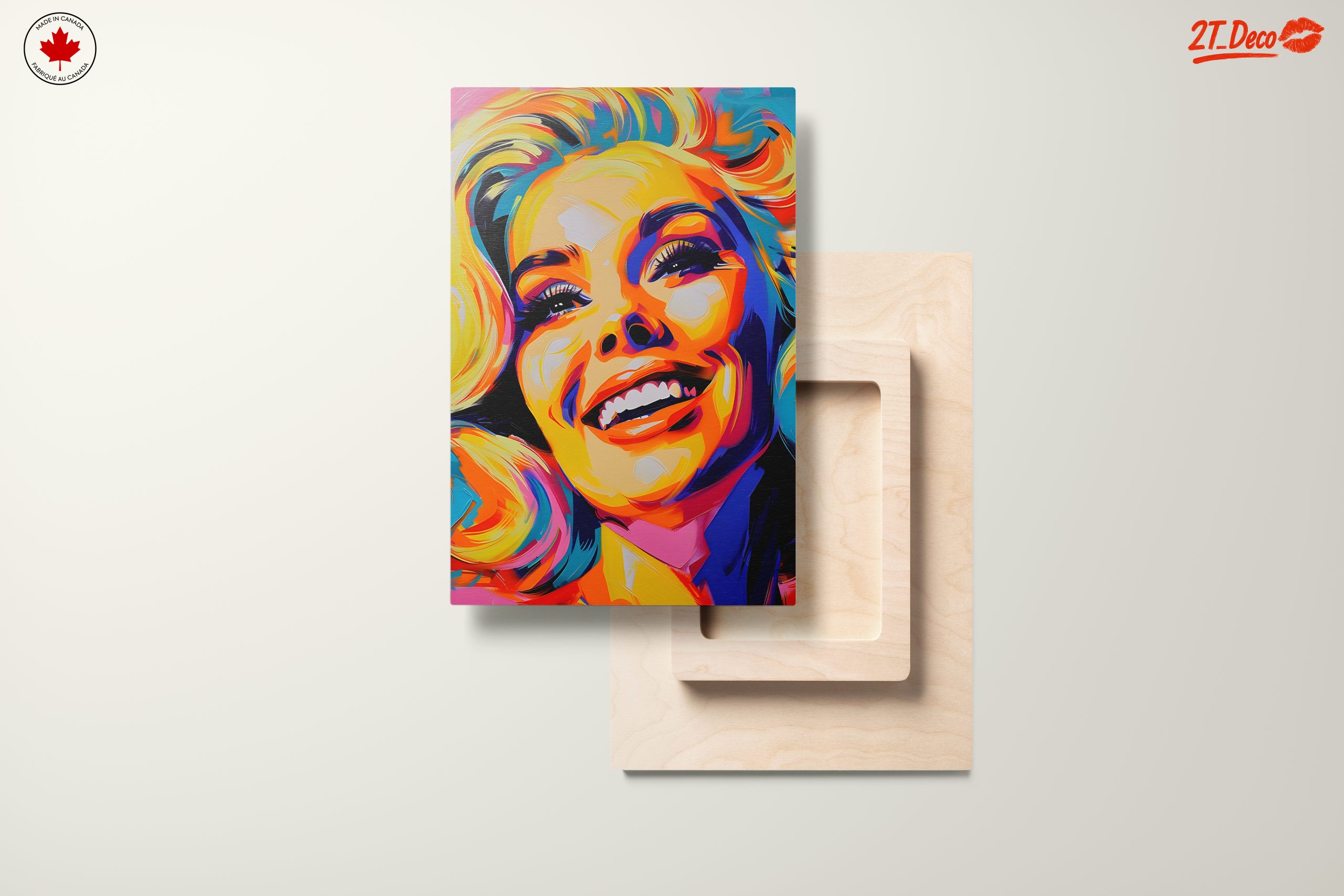 Vibrant Colorful Pop Art Portrait - Image 11