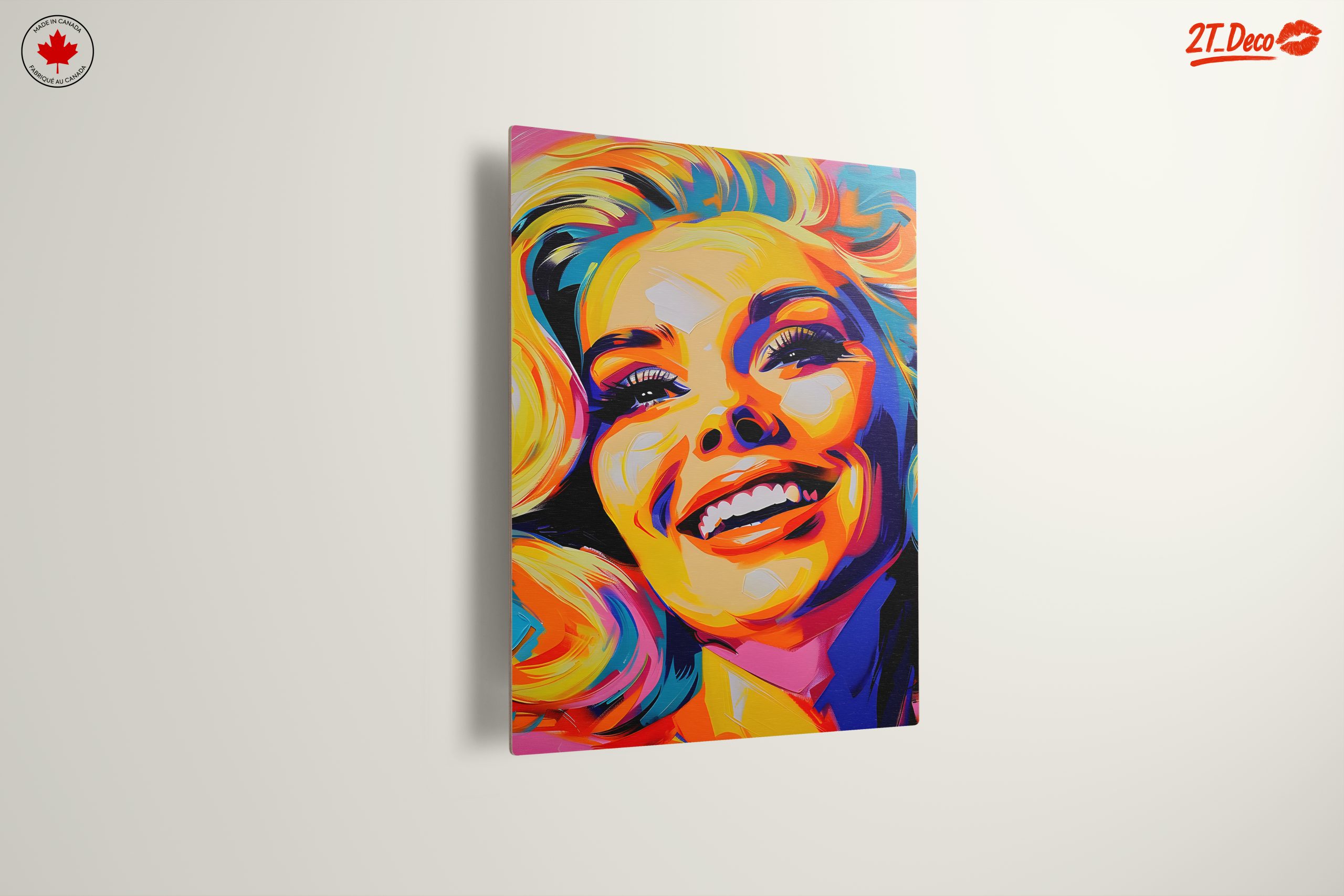 Vibrant Colorful Pop Art Portrait - Image 13