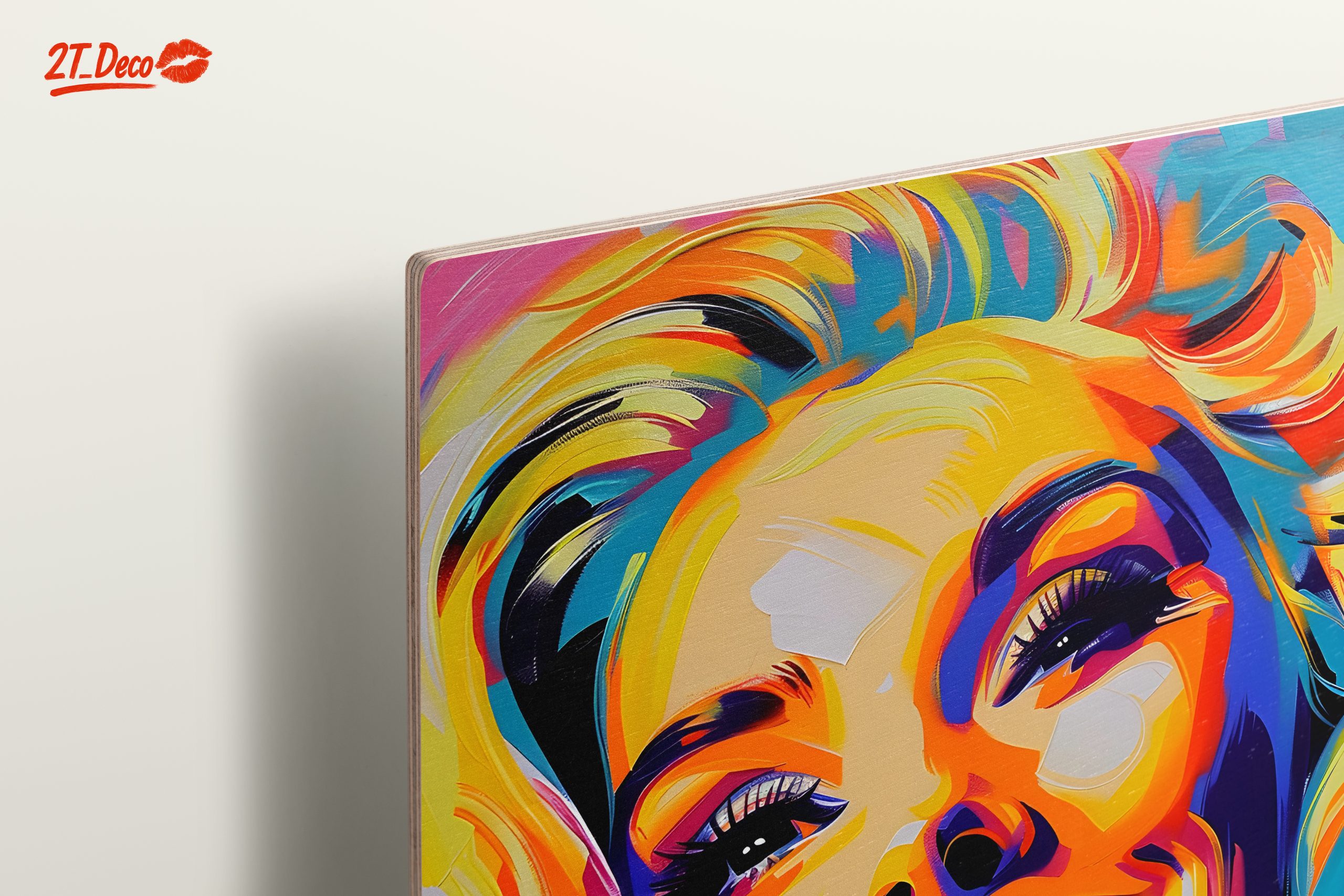 Vibrant Colorful Pop Art Portrait - Image 15