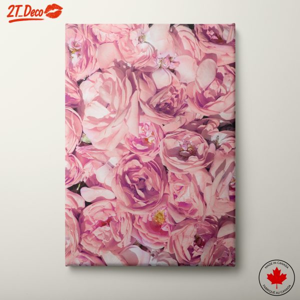 Stunning Pink Roses Floral Art