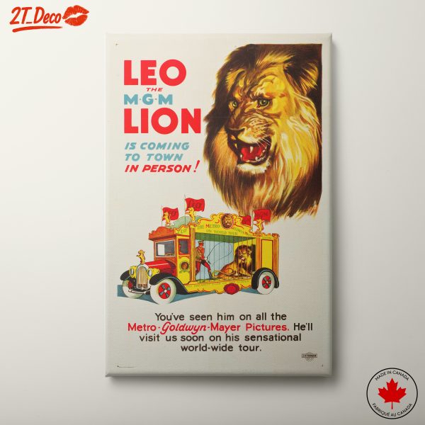 Vintage Artwork of the MGM Lion