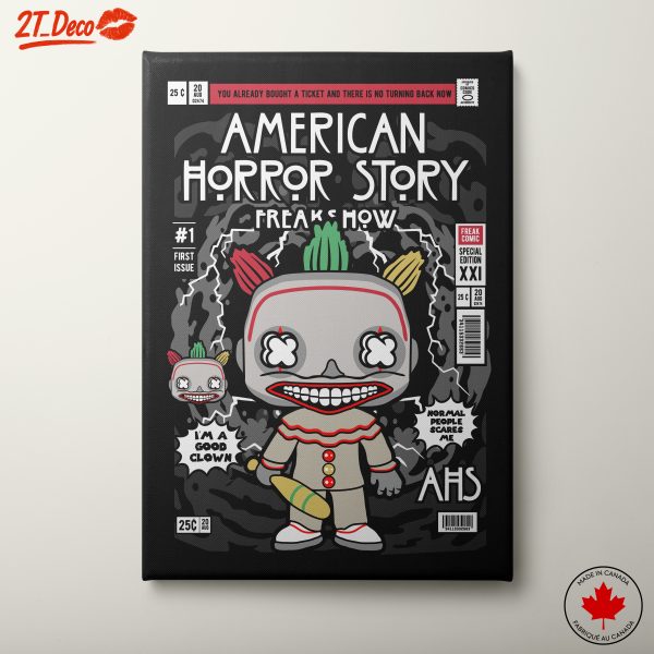 American Horror Story Clown Artwork