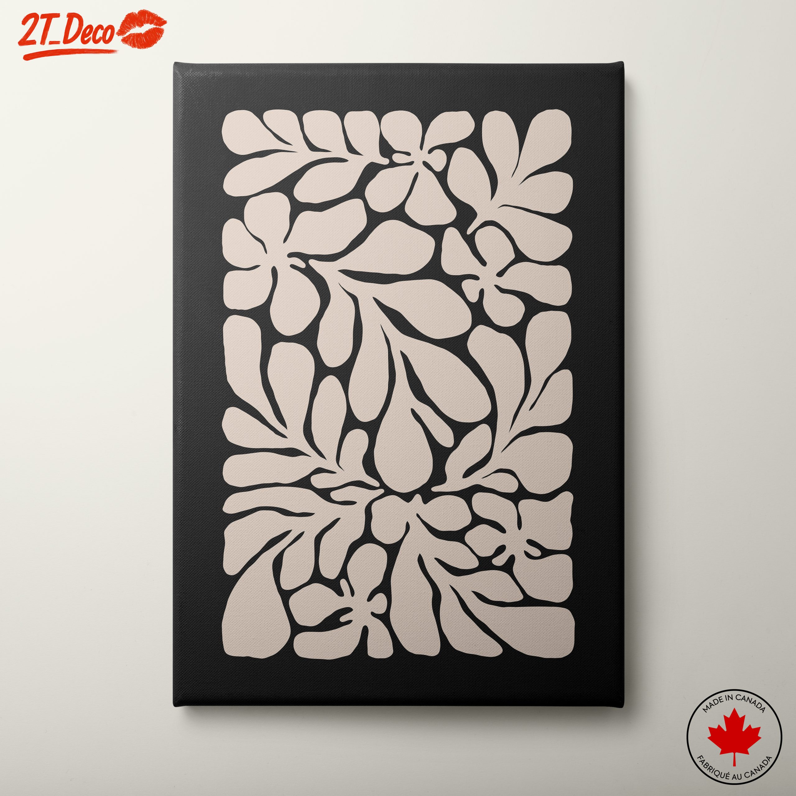 Stylized Botanical Abstract Artwork 2