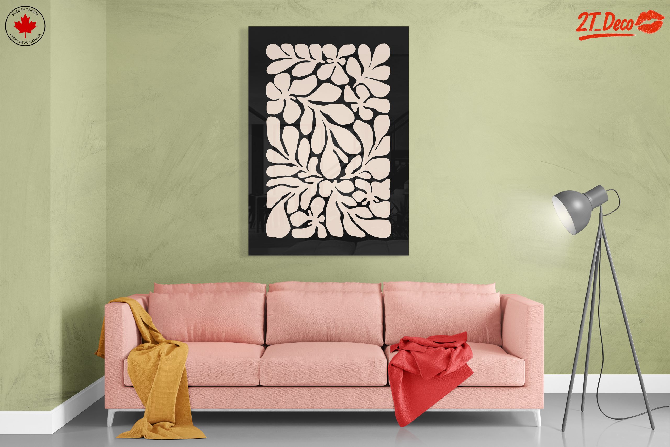 Stylized Botanical Abstract Artwork 2 - Image 7