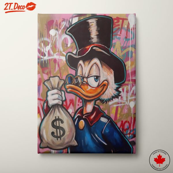 Stylized Character Art Featuring Iconic Duck