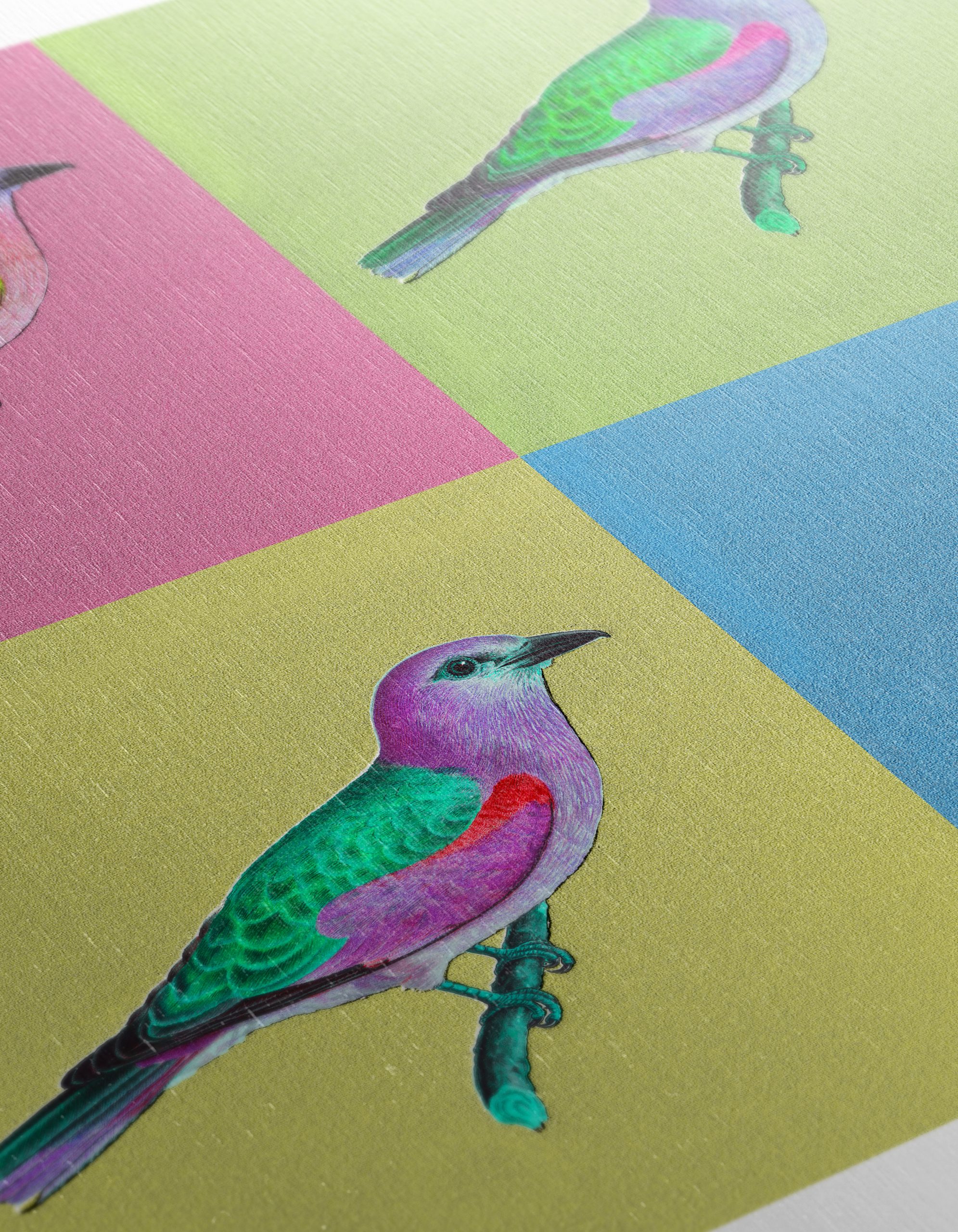 Vibrant Birds with Abstract Background - Image 12