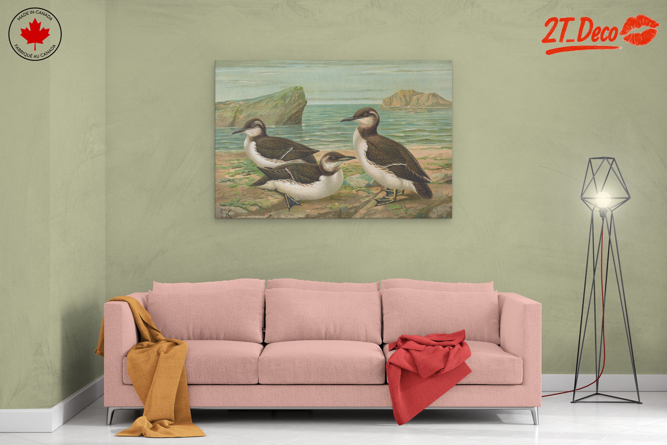 Charming Bird Art by the Shore - Image 2