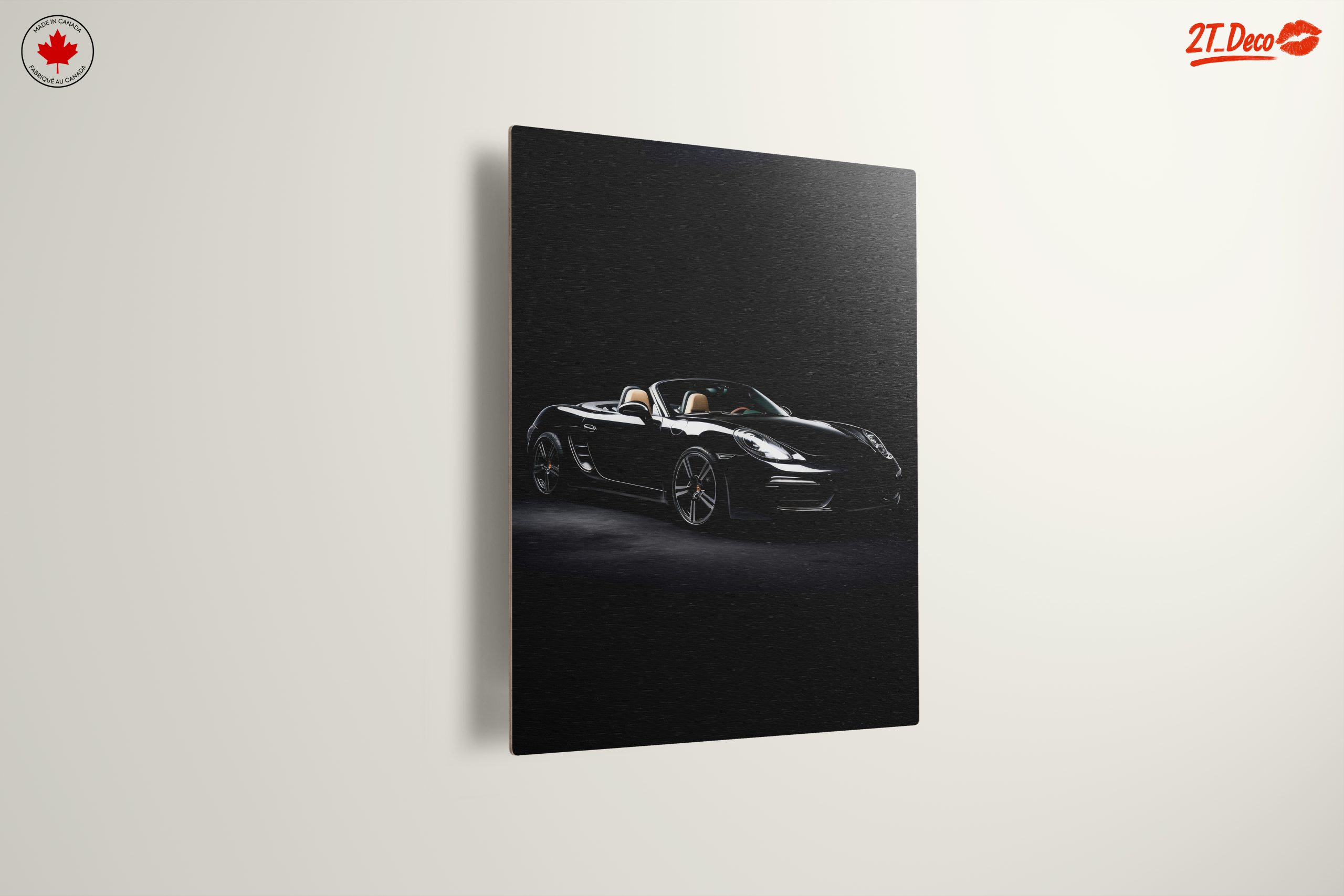 Sleek Classic Car Design in Black - Image 13