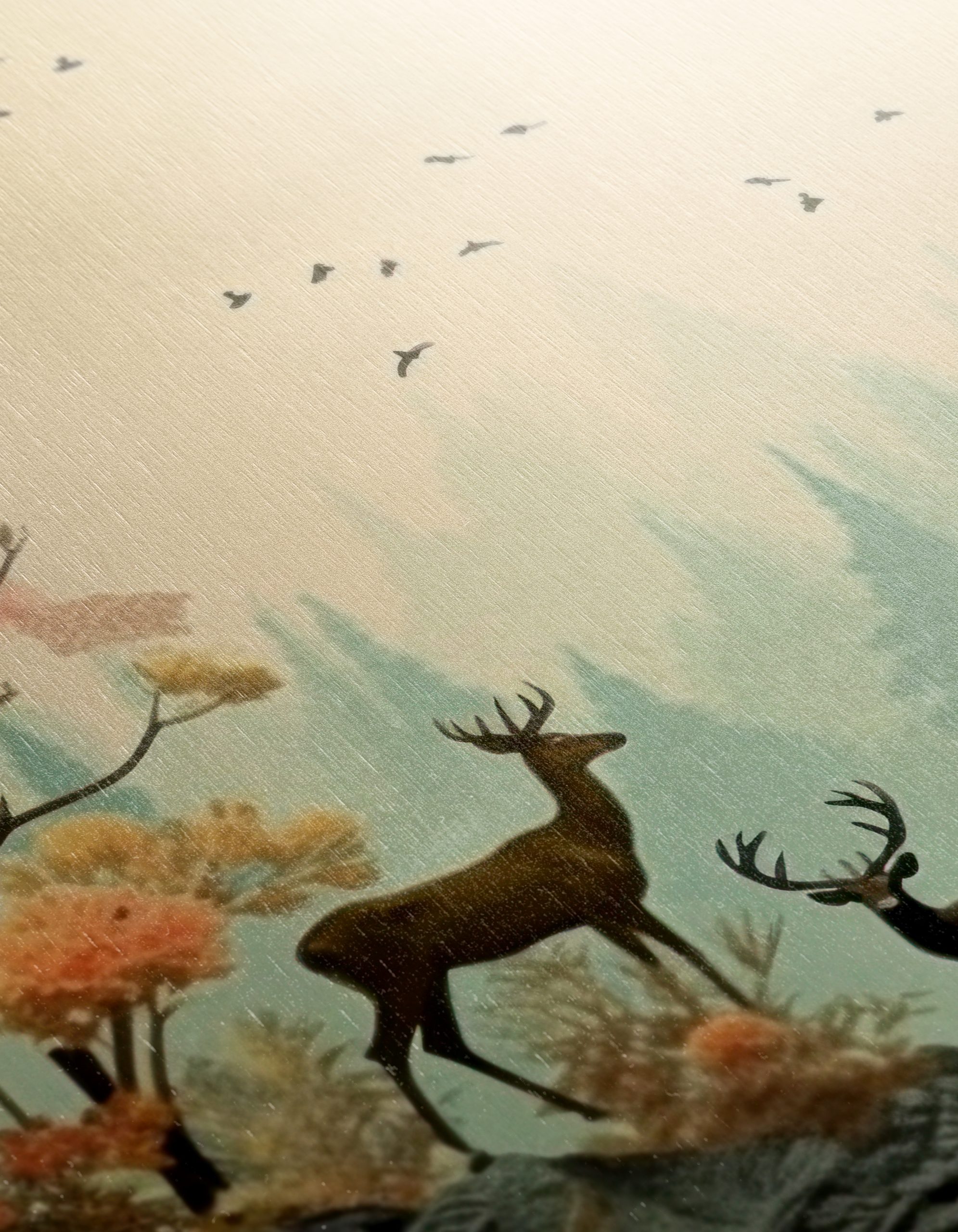 Stylized Forest Scene with Deer - Image 12