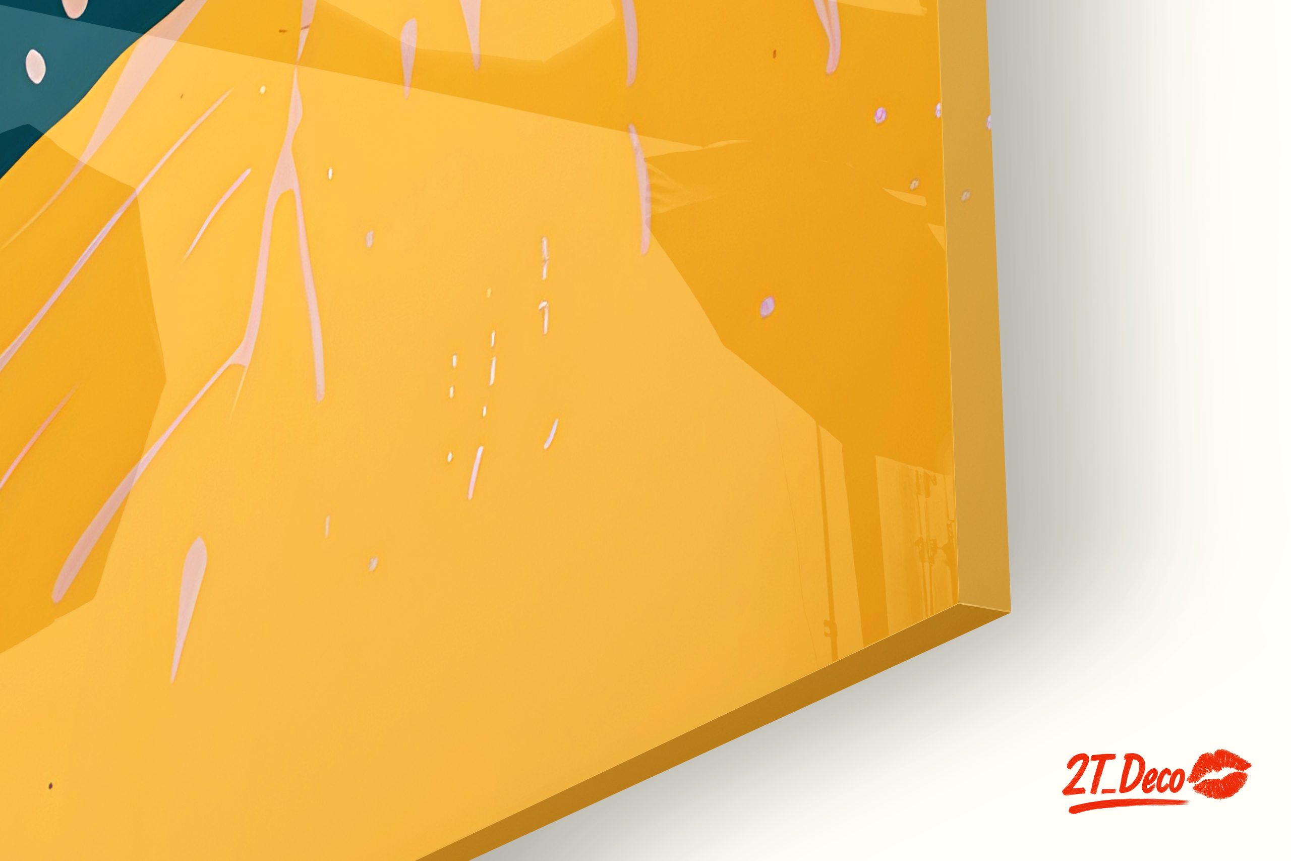 Stylized Leaf Art in Vibrant Colors - Image 9