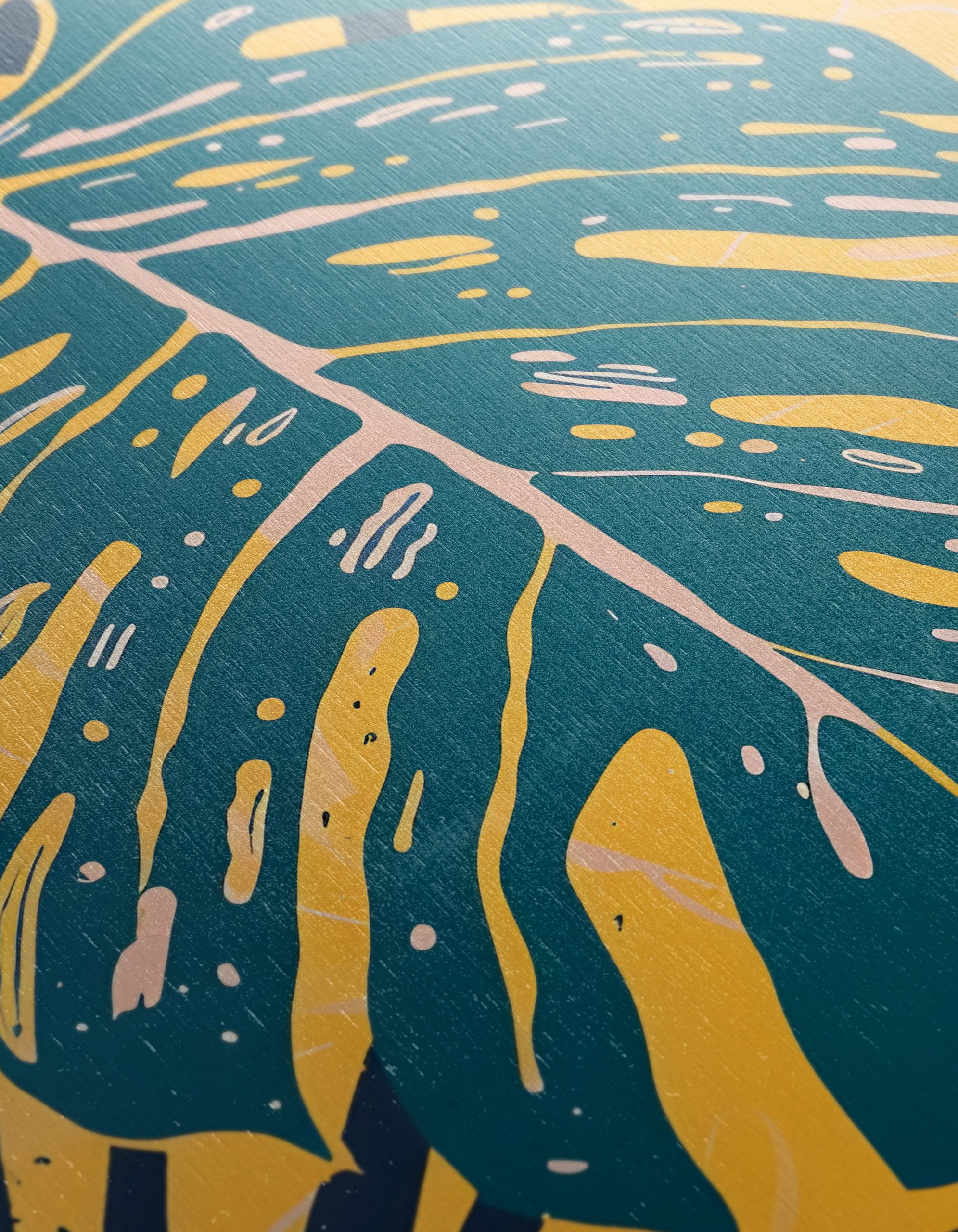 Stylized Leaf Art in Vibrant Colors - Image 12