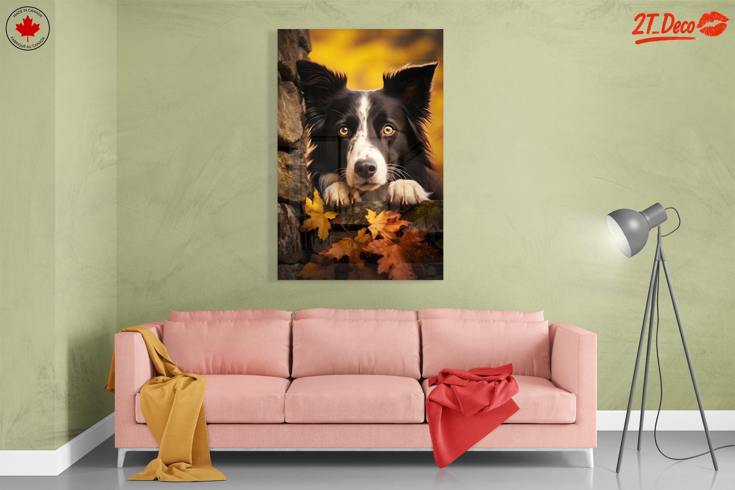 Charming Dog Portrait with Autumn Leaves - Image 7