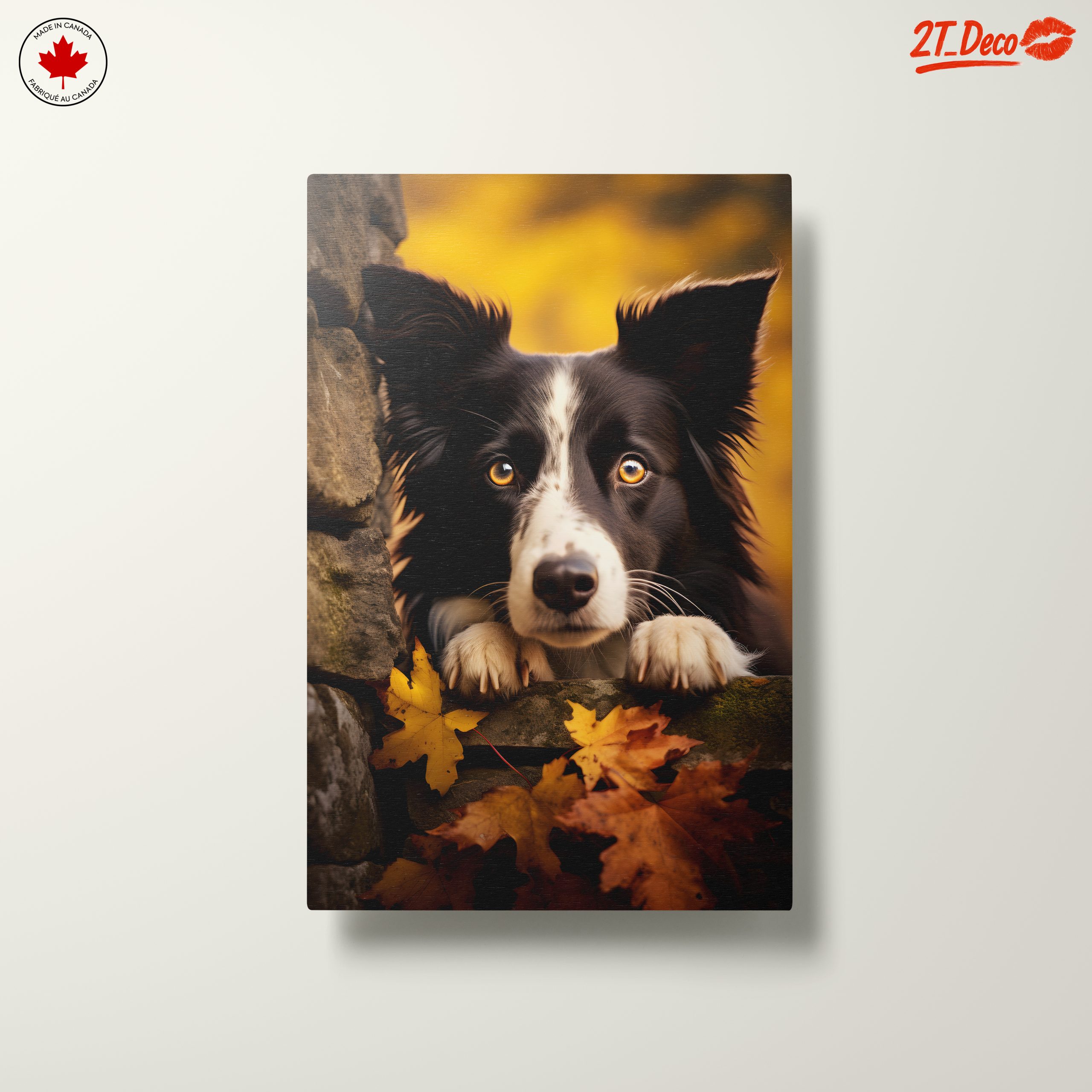 Charming Dog Portrait with Autumn Leaves - Image 10