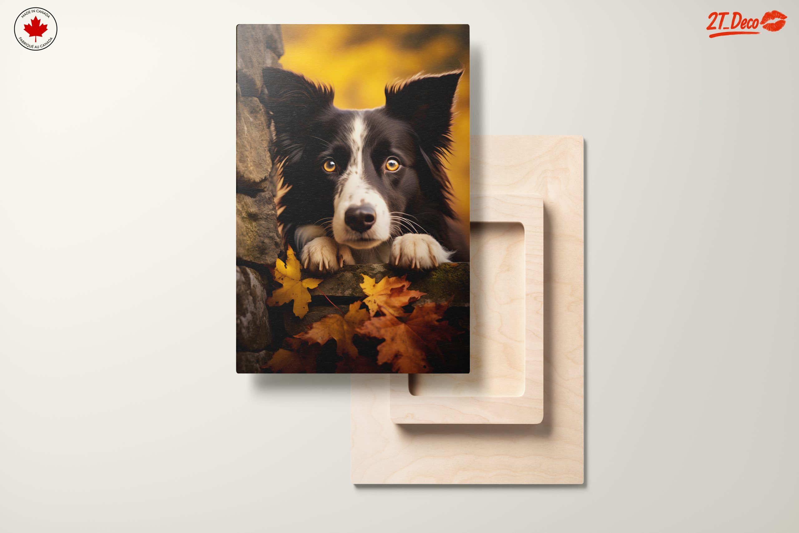 Charming Dog Portrait with Autumn Leaves - Image 11