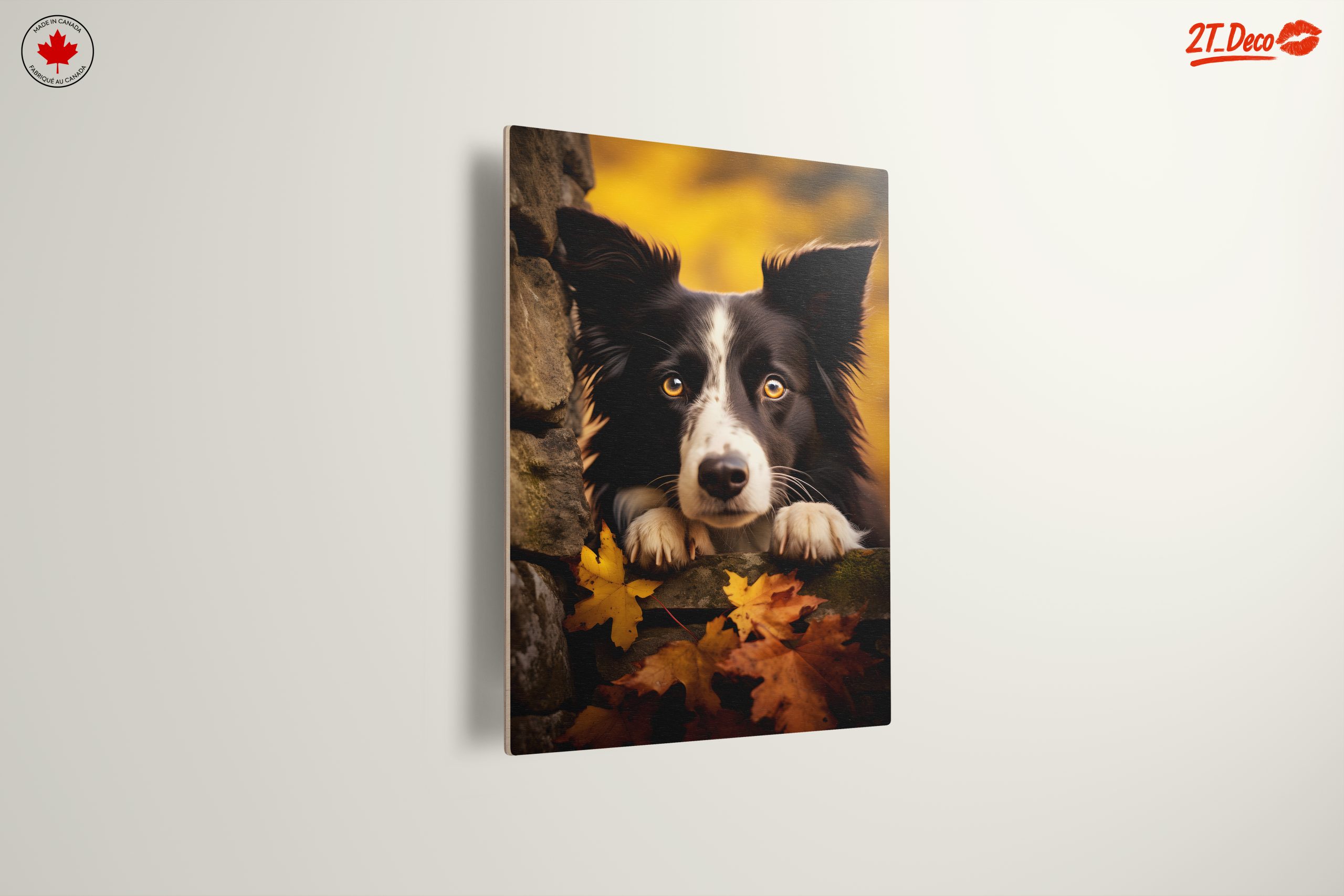 Charming Dog Portrait with Autumn Leaves - Image 13